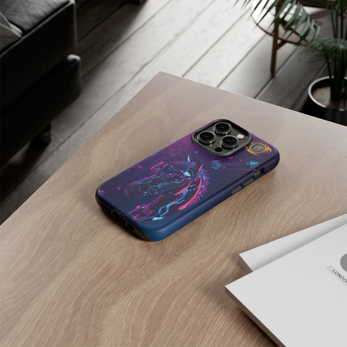 Cyber Lunar Horse Tough Case — Quantum P Phone Cover
