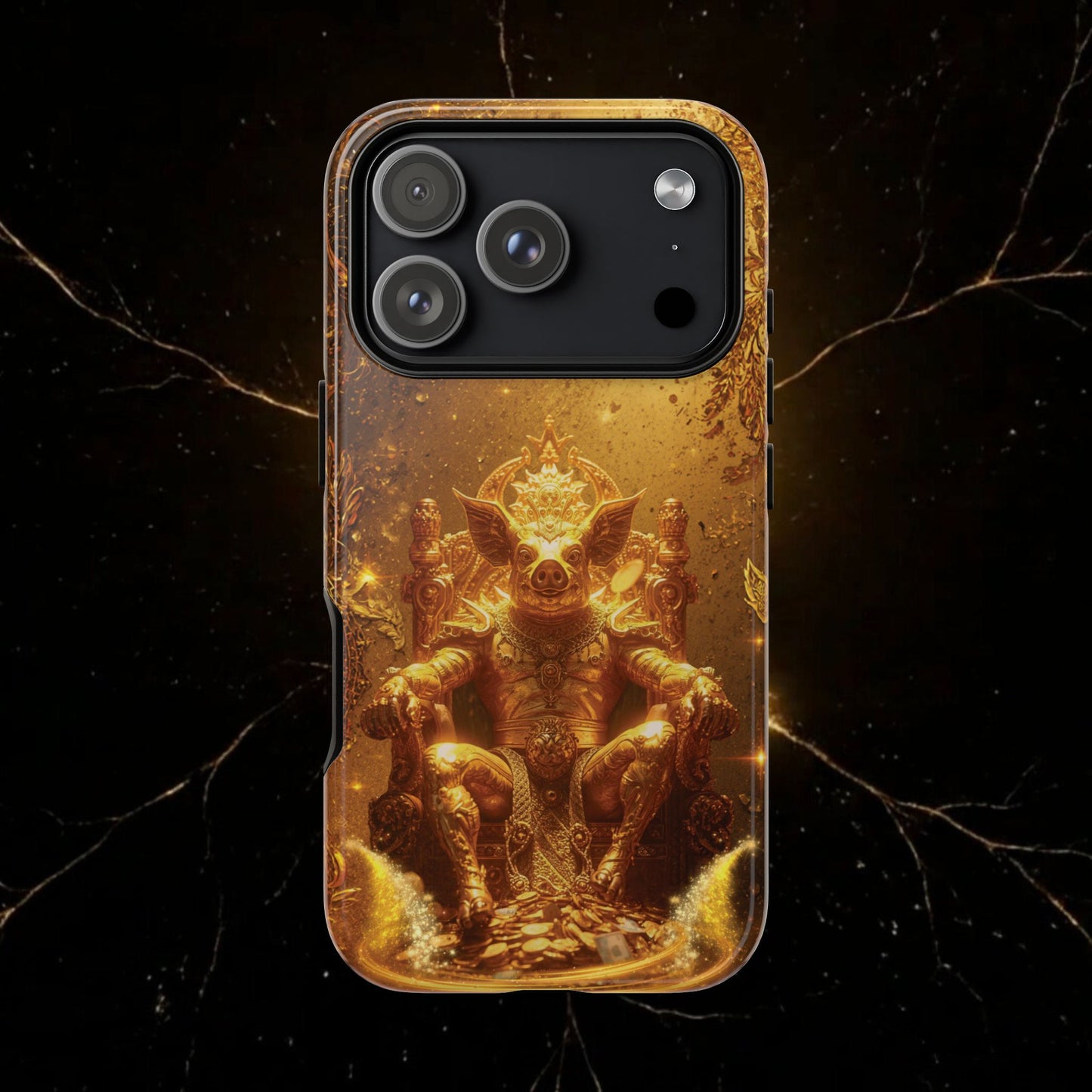 Lunar Pig Zodiac Phone Case — Fortune Totem for Wealth & Protection