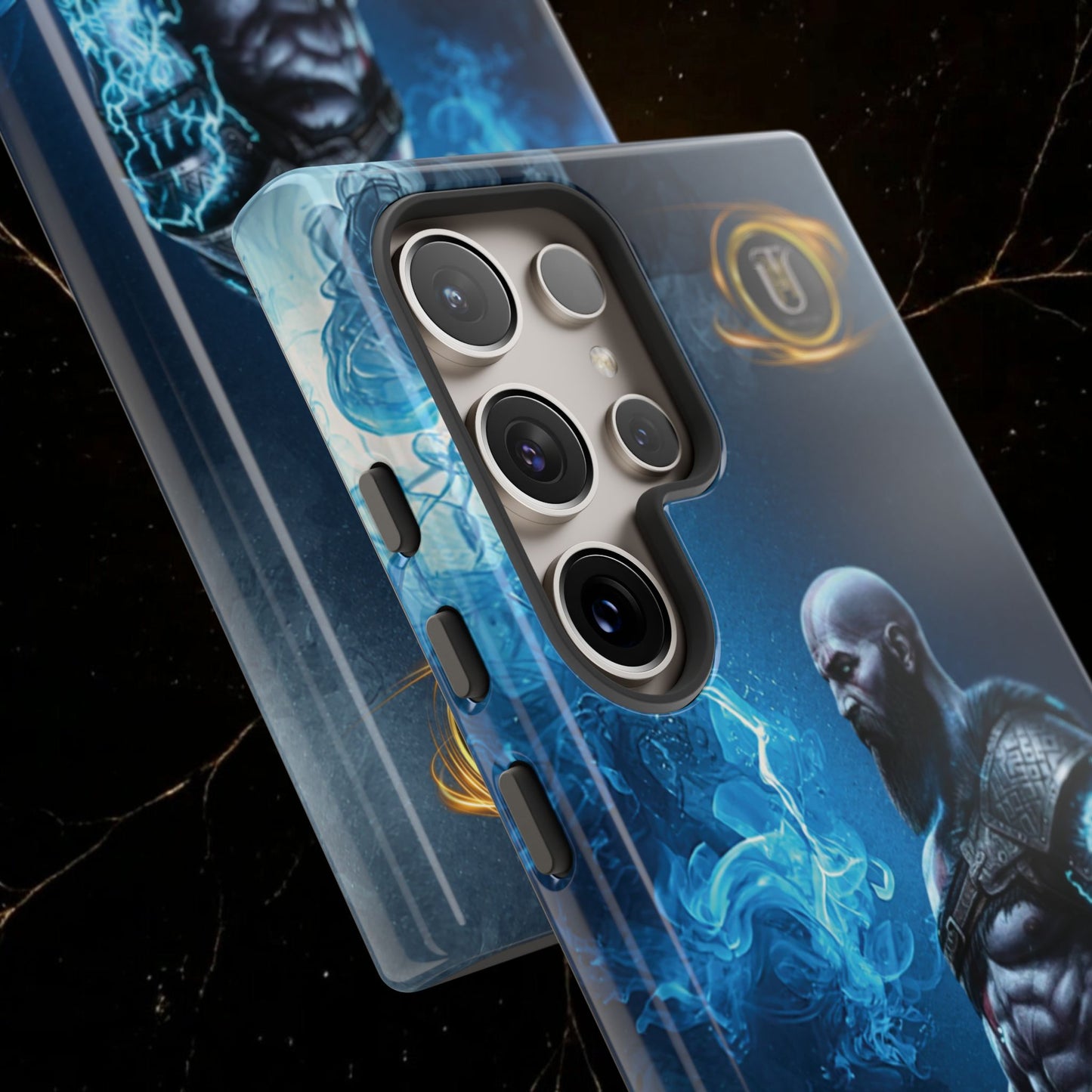 Norse Warrior Phone Case — Viking Shield & Helmet Tough Cover