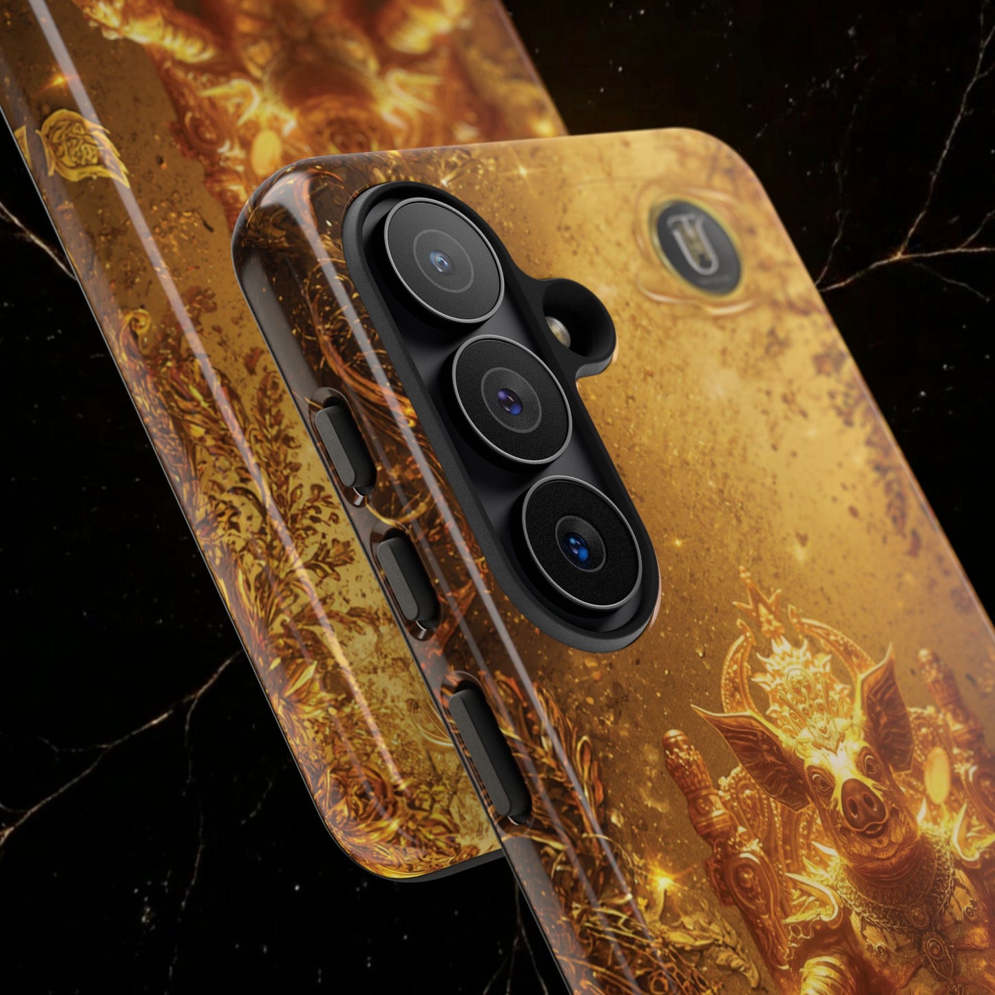 Lunar Pig Zodiac Phone Case — Fortune Totem for Wealth & Protection