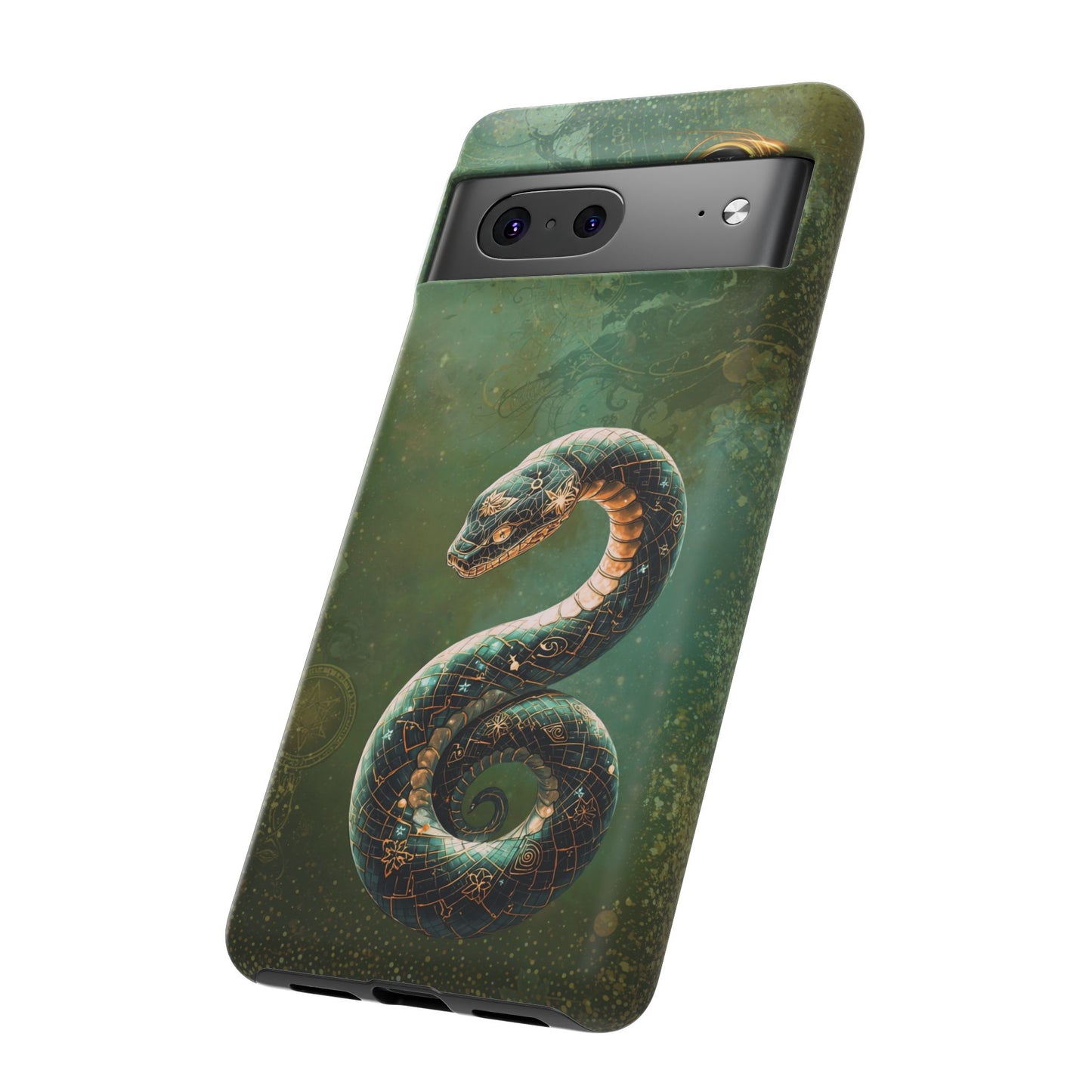 Lunar Snake Phone Case — Eternity Serpent Design