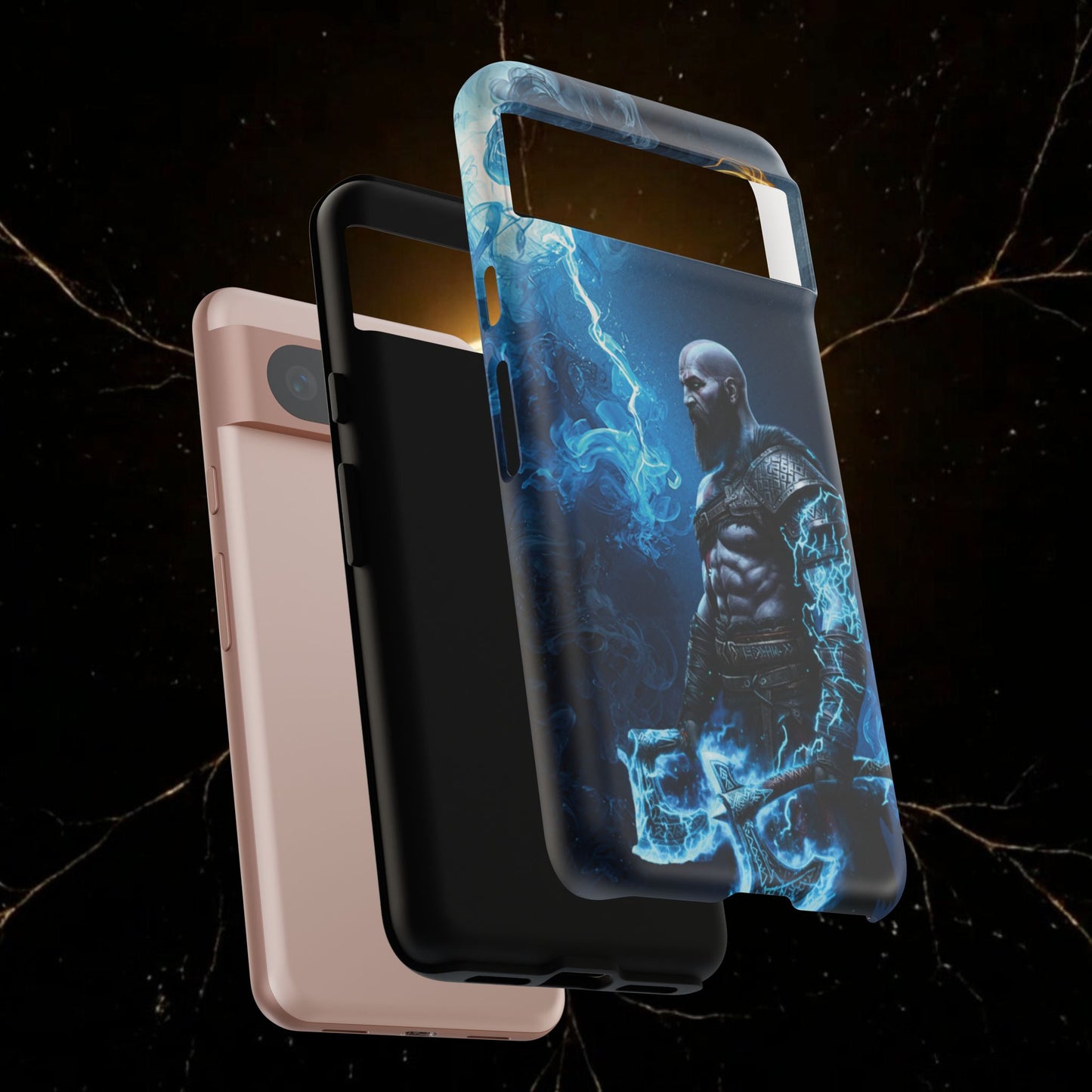 Norse Warrior Phone Case — Viking Shield & Helmet Tough Cover