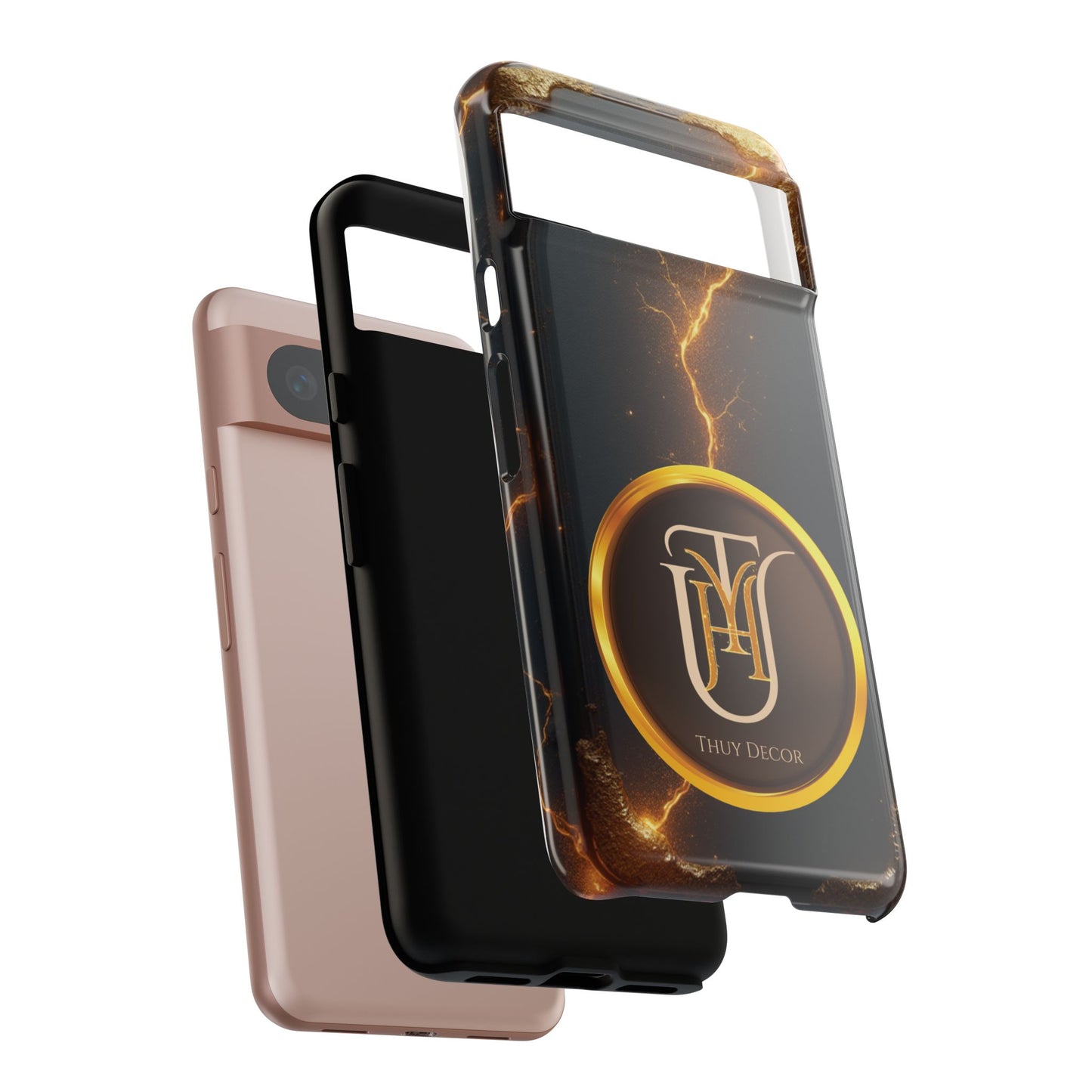 Black & Gold Luxurious Thuy Decor Brand Cover Phone Case