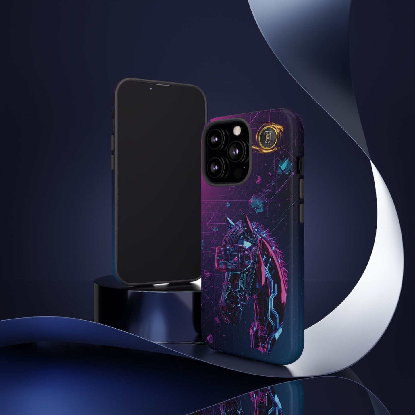 Cyber Lunar Horse Tough Case — Quantum P Phone Cover