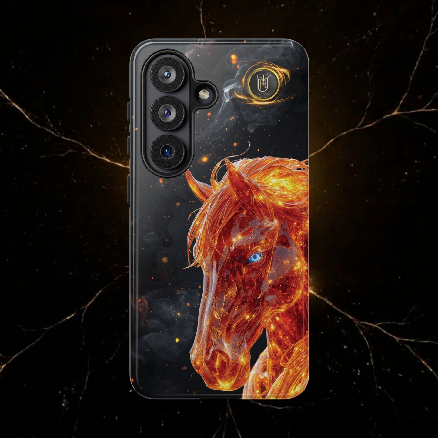 Lunar Horse 2026 Phone Case — Fiery Lucky Charm