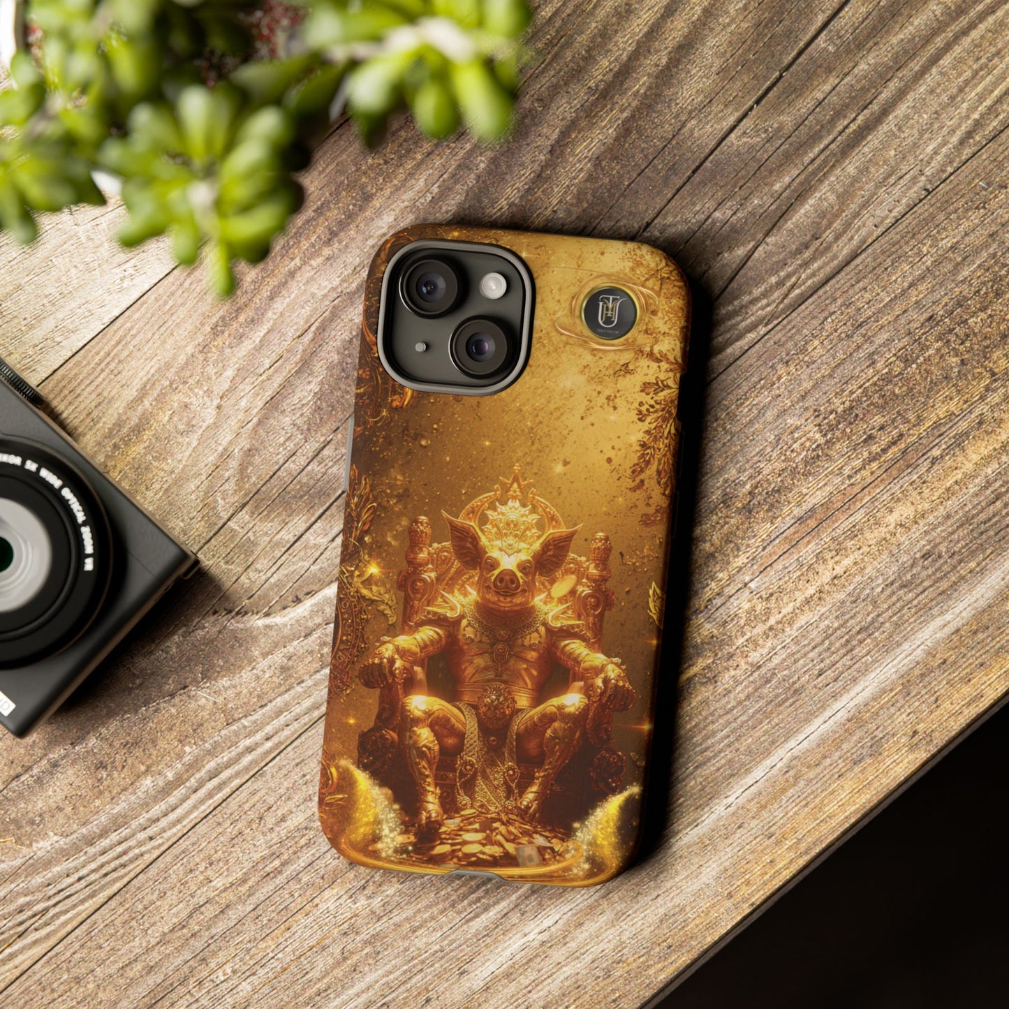 Lunar Pig Zodiac Phone Case — Fortune Totem for Wealth & Protection