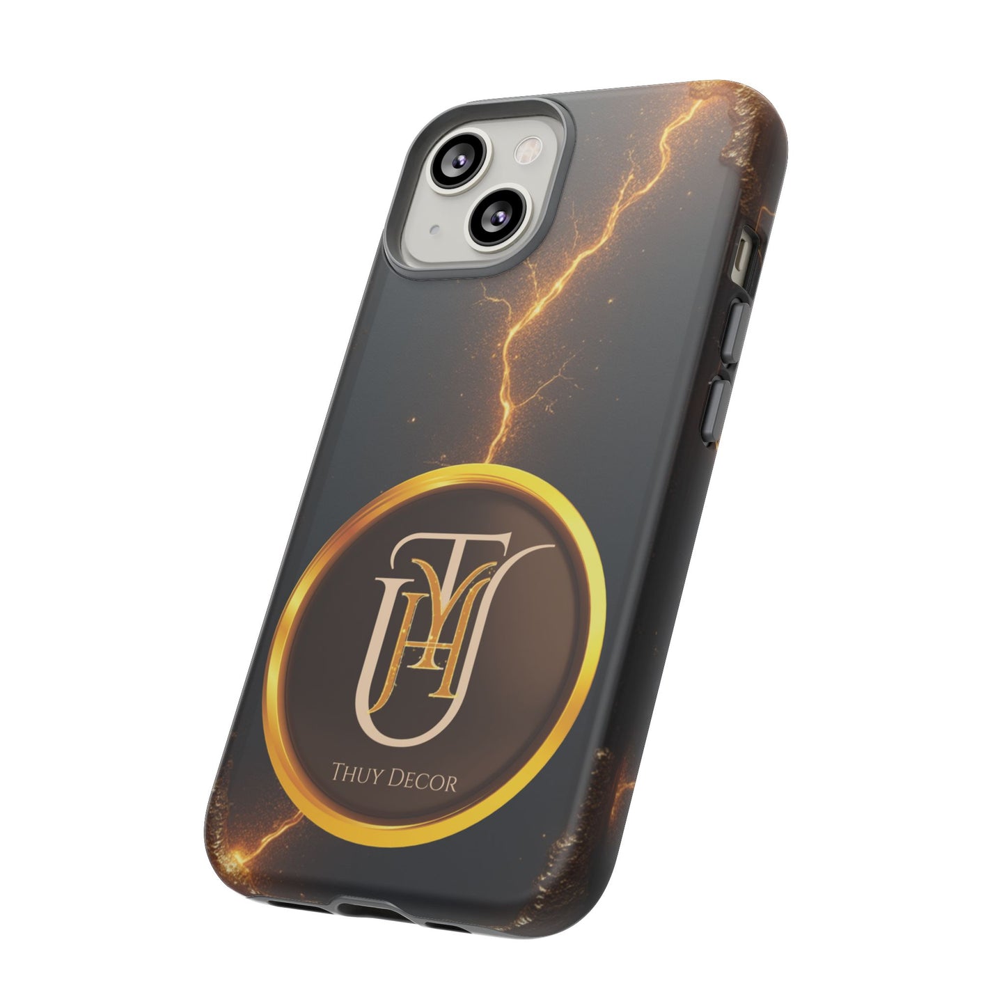 Black & Gold Luxurious Thuy Decor Brand Cover Phone Case
