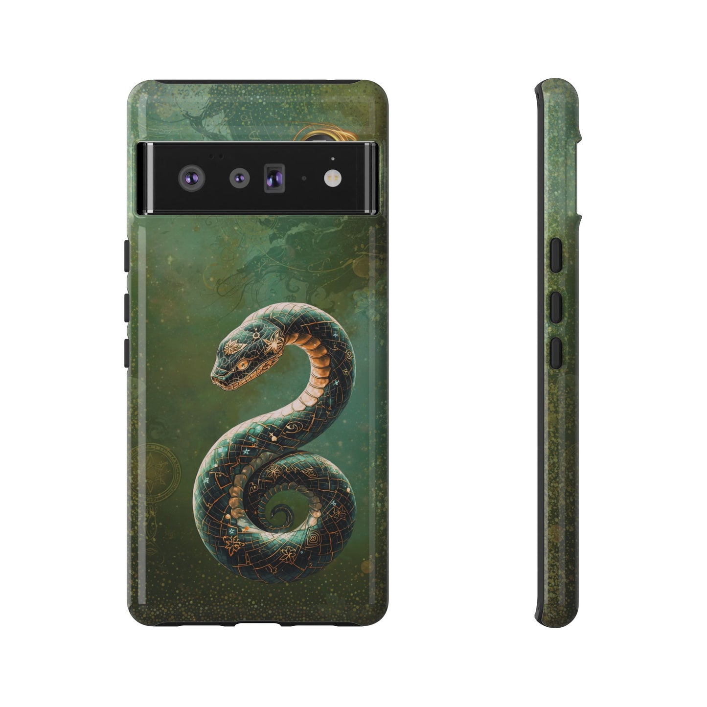 Lunar Snake Phone Case — Eternity Serpent Design