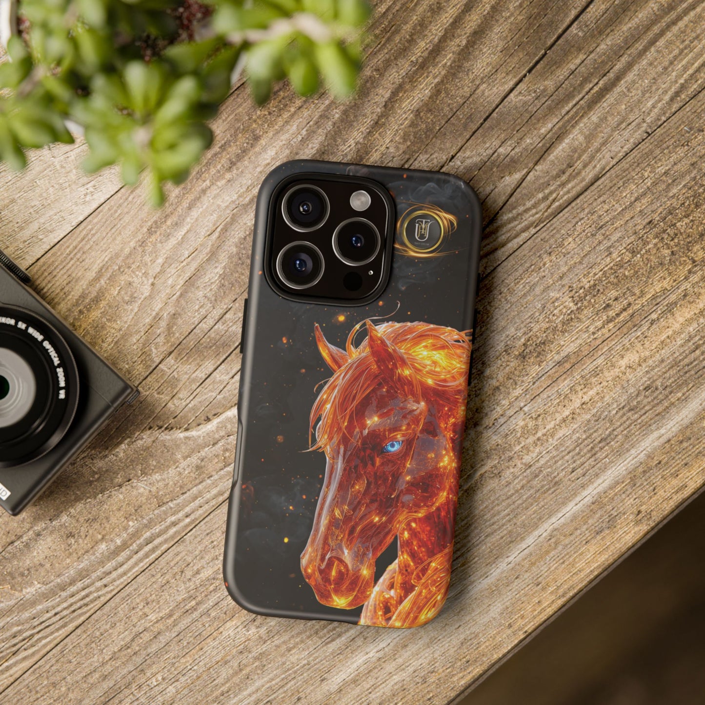 Lunar Horse 2026 Phone Case — Fiery Lucky Charm