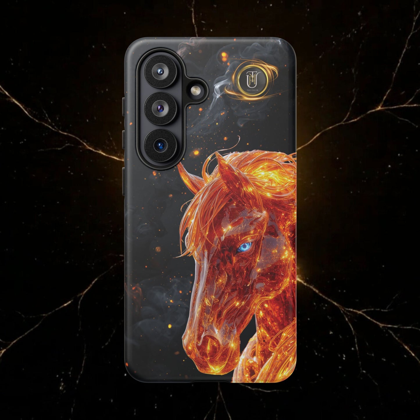Lunar Horse 2026 Phone Case — Fiery Lucky Charm