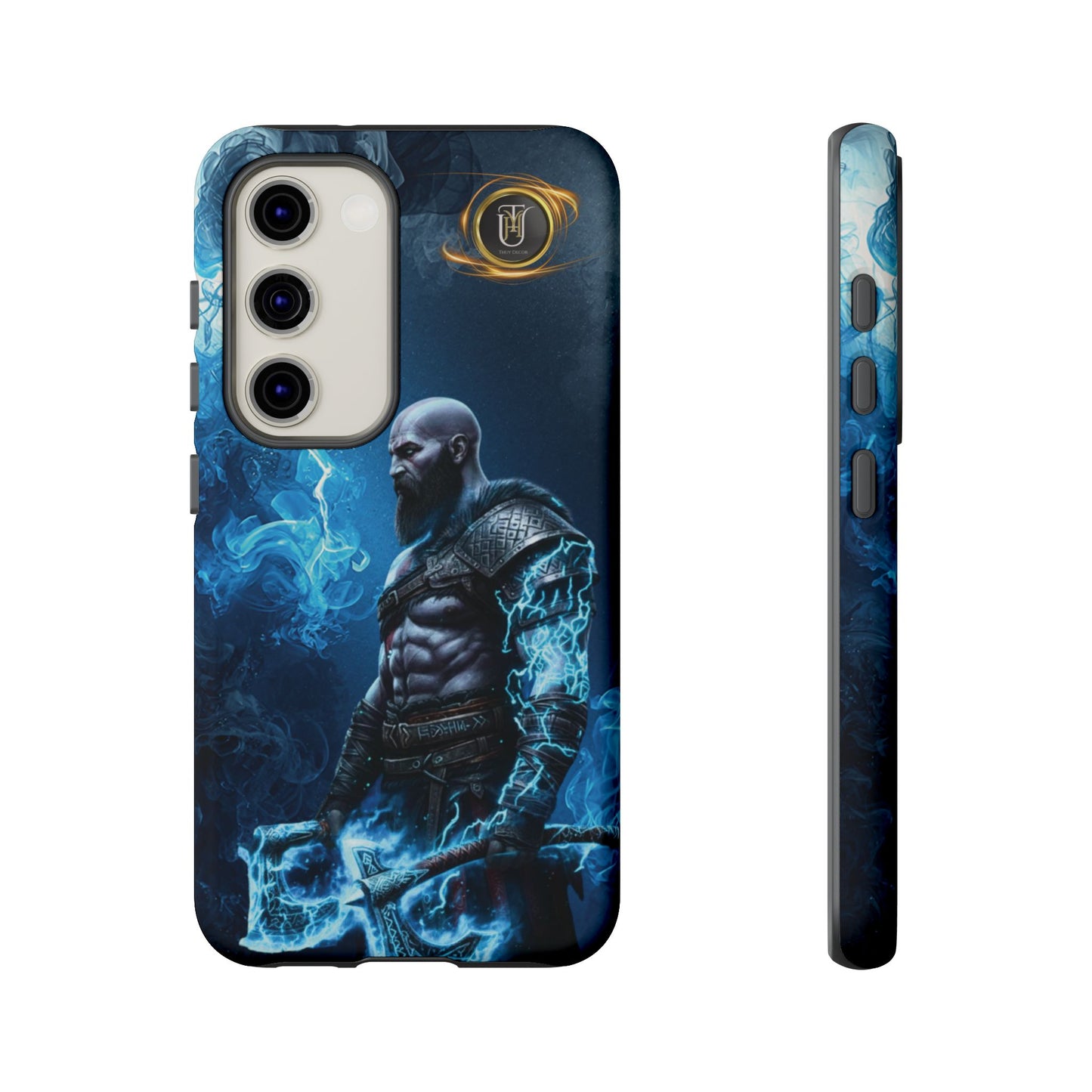Norse Warrior Phone Case — Viking Shield & Helmet Tough Cover