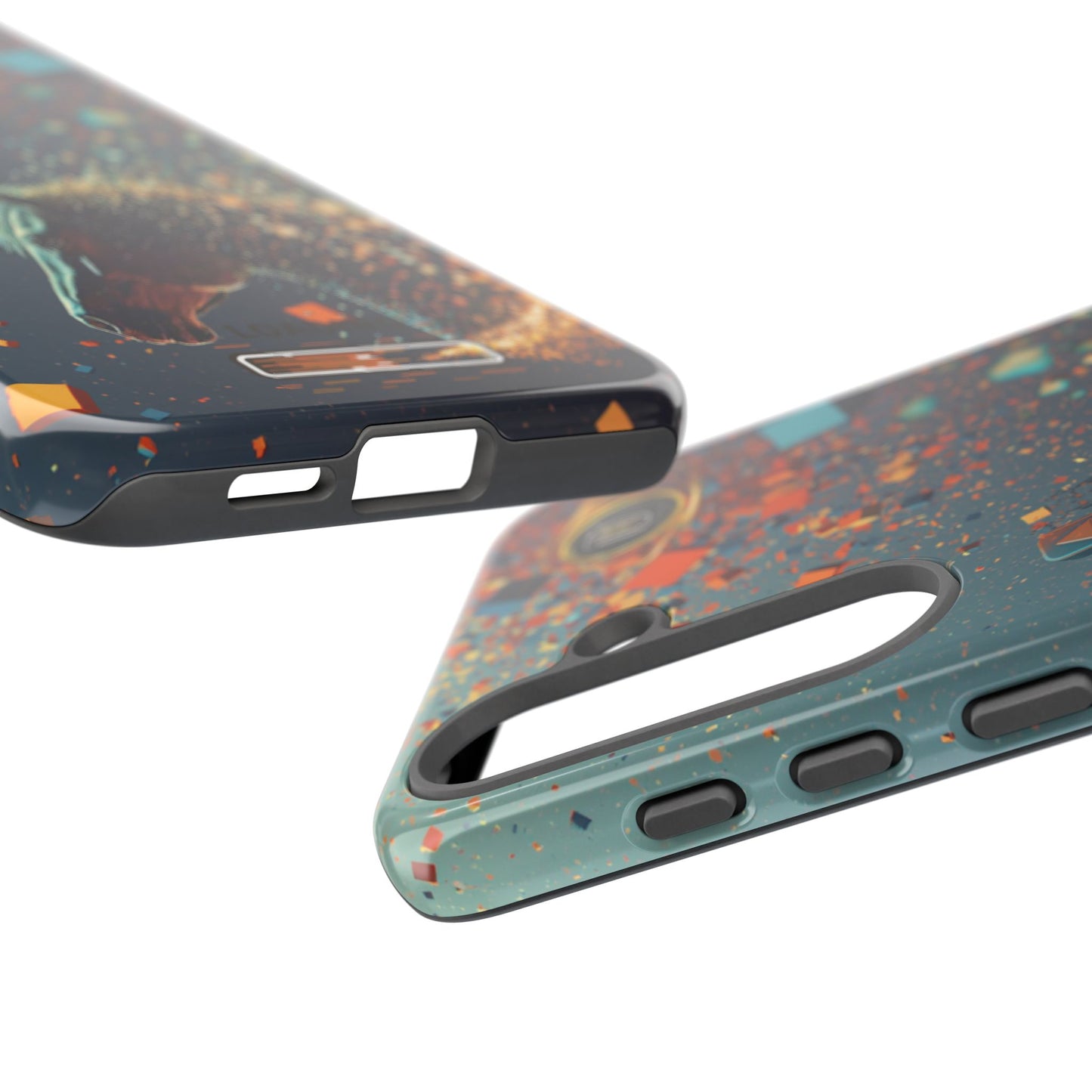 Glitched Lunar Horse Phone Case — Gamer Lucky Totem