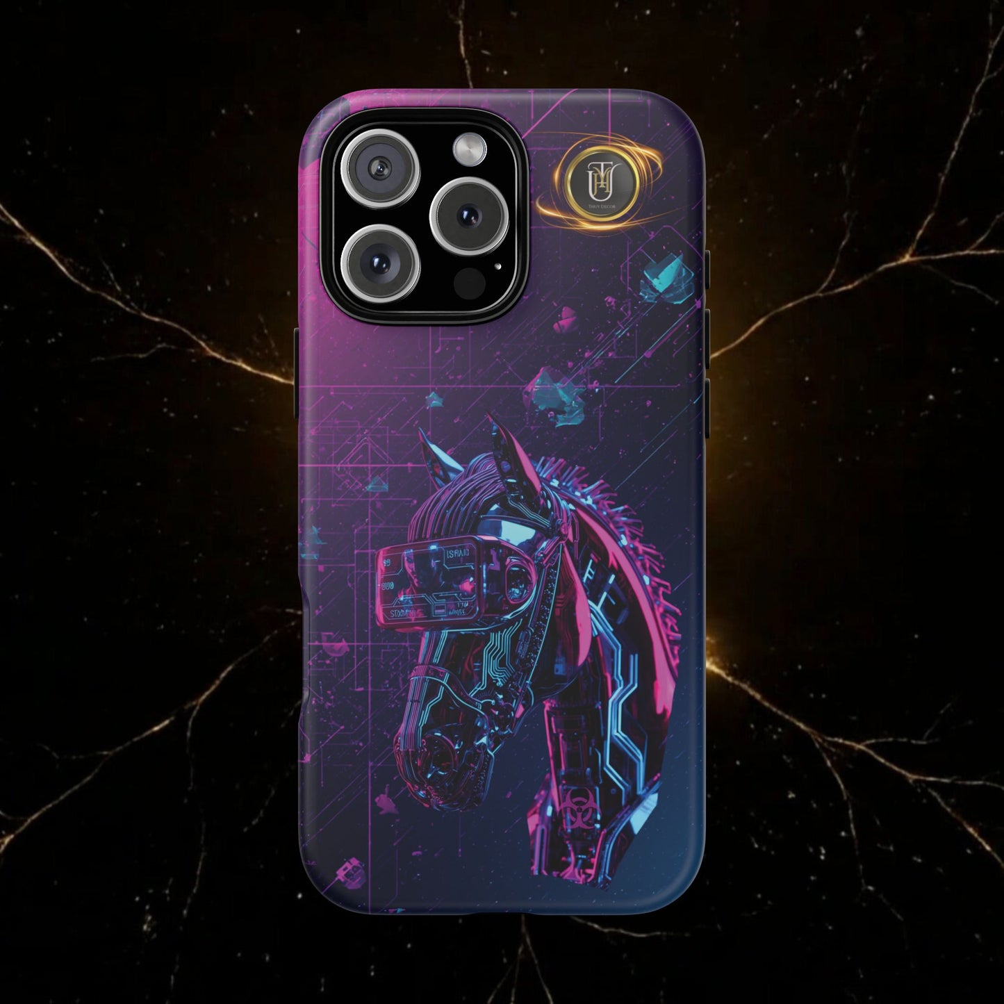 Cyber Lunar Horse Tough Case — Quantum P Phone Cover