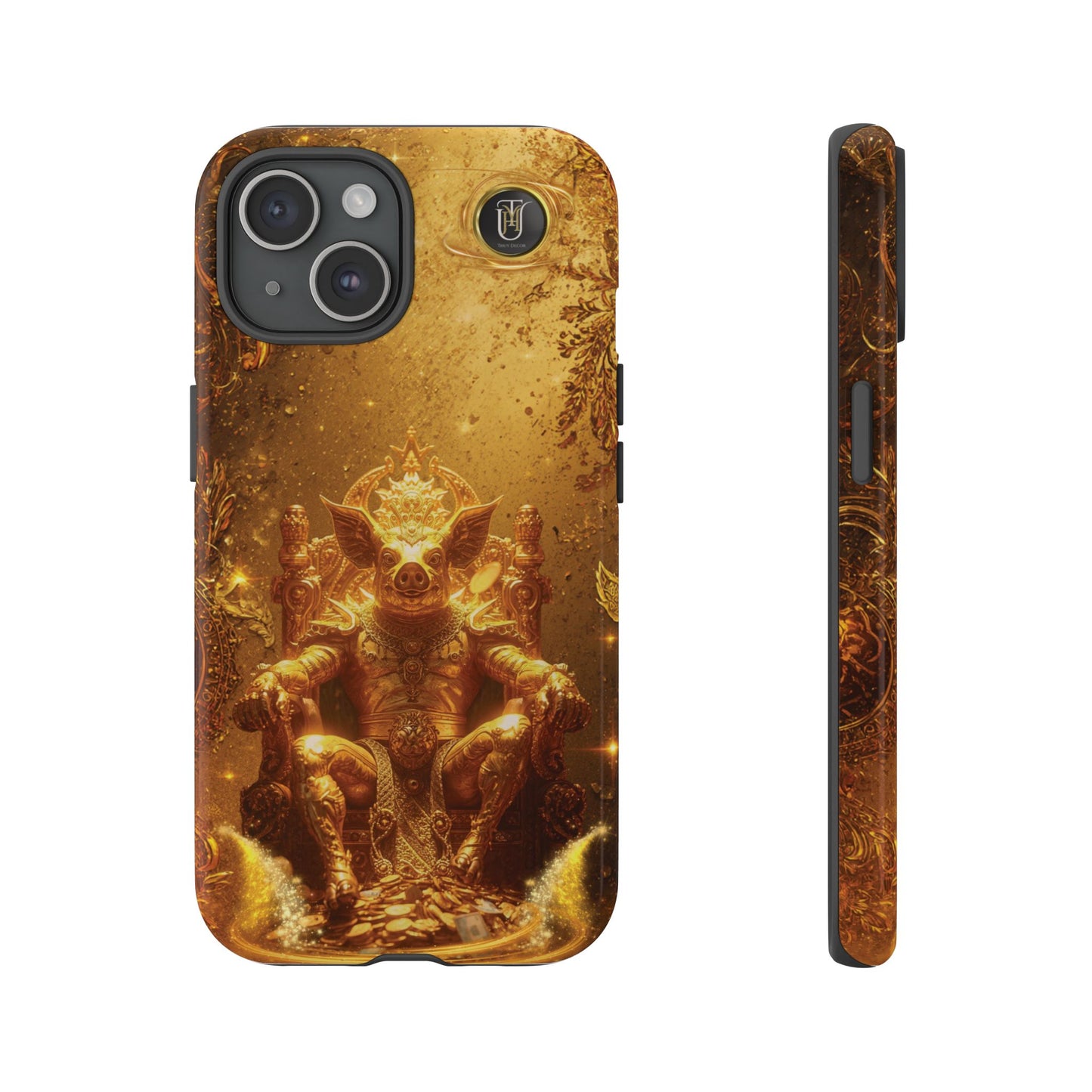 Lunar Pig Zodiac Phone Case — Fortune Totem for Wealth & Protection