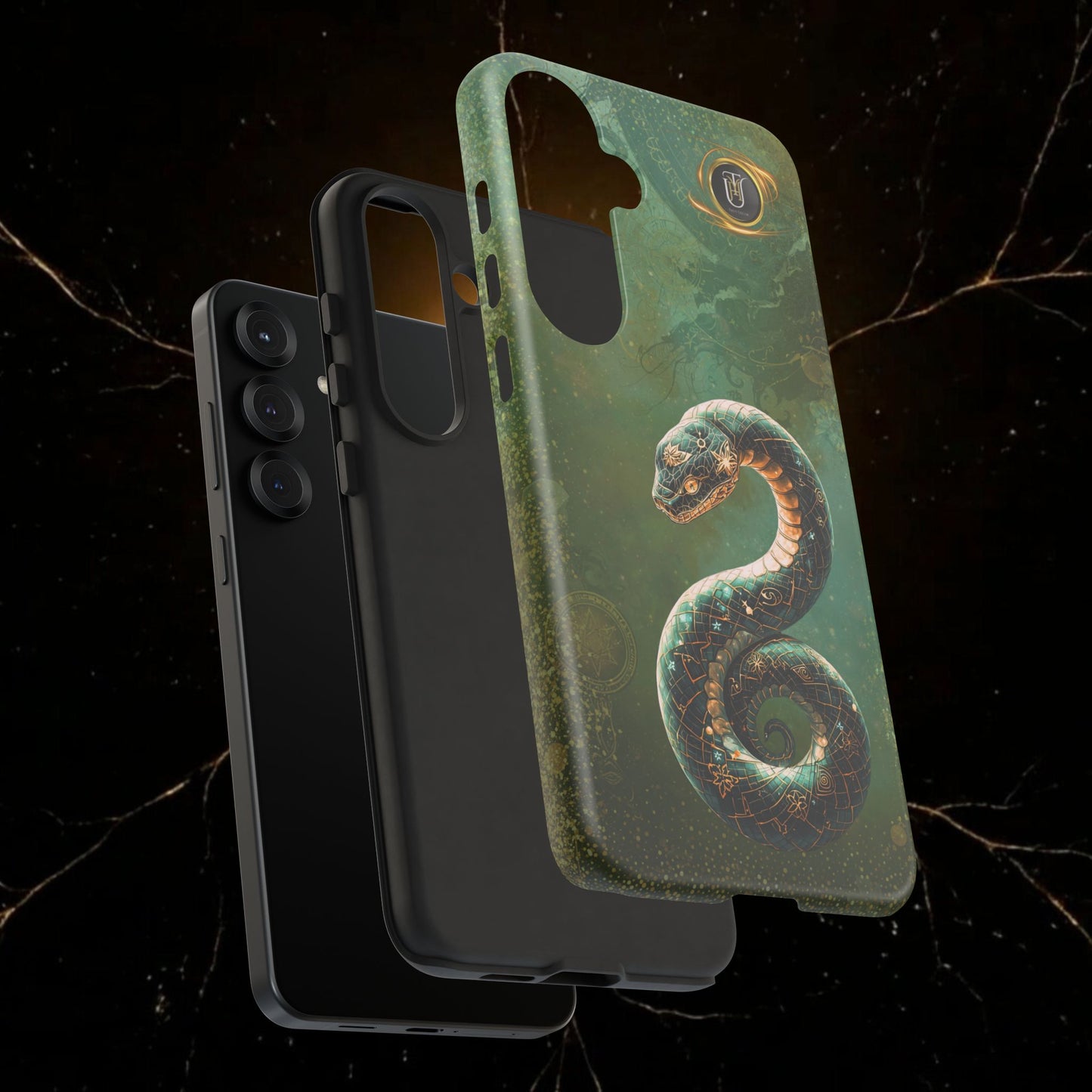 Lunar Snake Phone Case — Eternity Serpent Design
