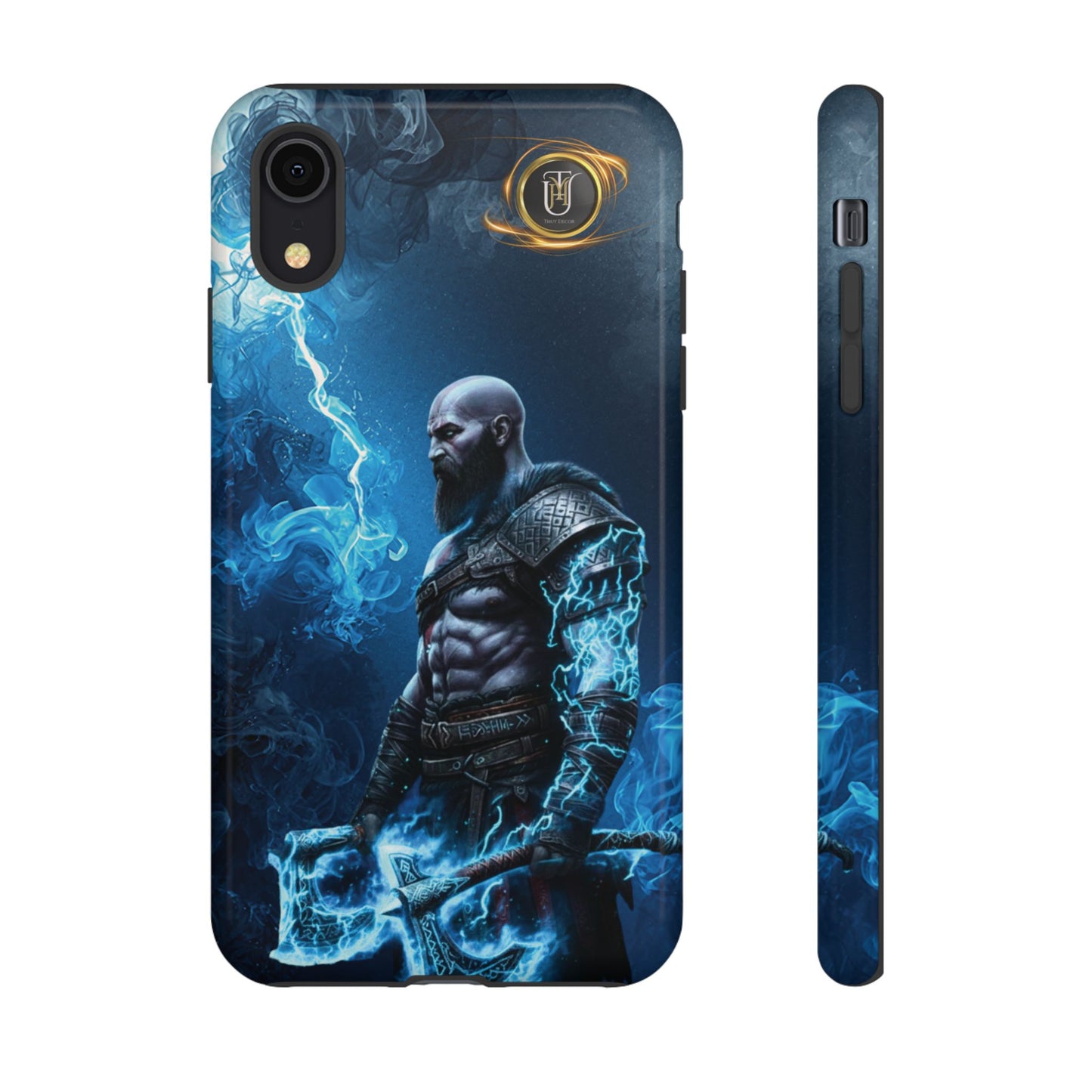 Norse Warrior Phone Case — Viking Shield & Helmet Tough Cover