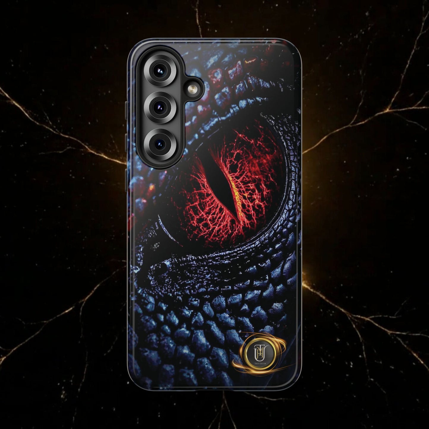 Evil Dragon Eye Phone Case — 'It Looks at You' Protective Cover