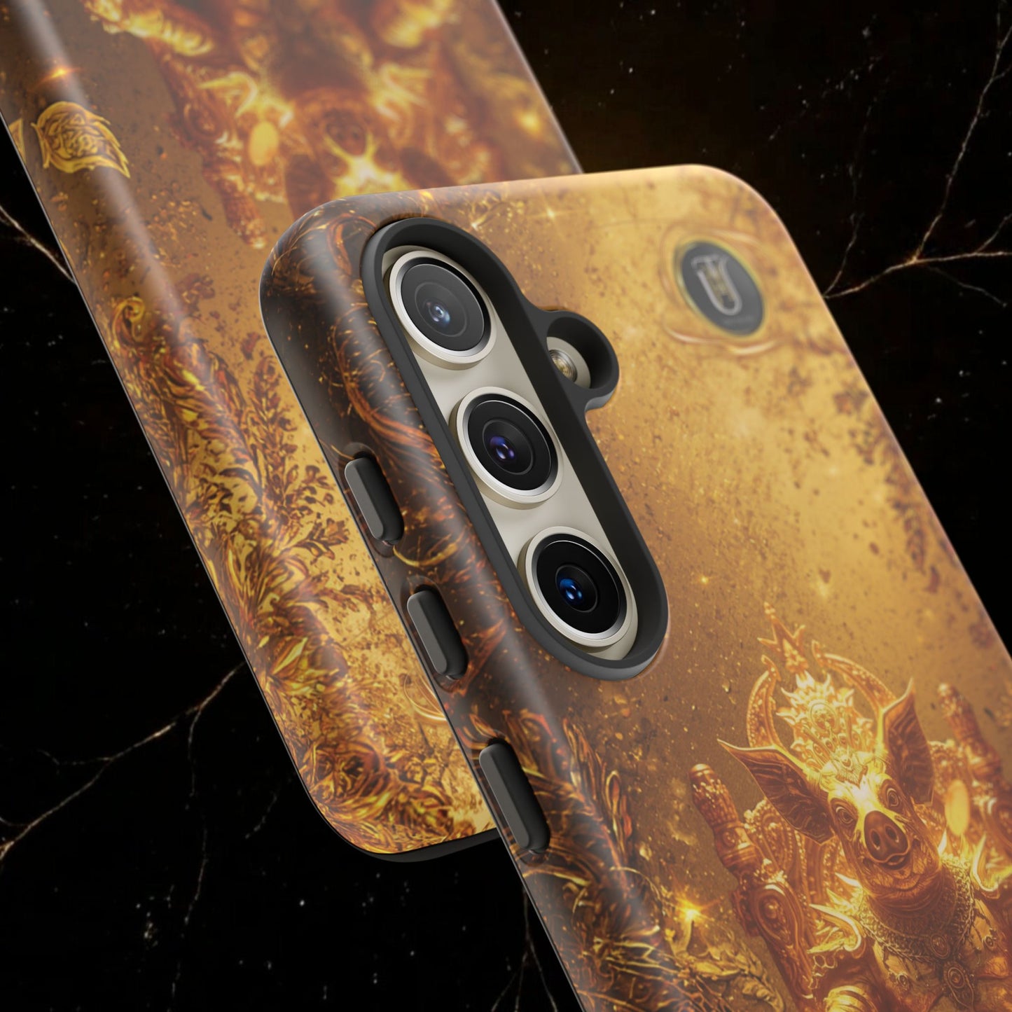 Lunar Pig Zodiac Phone Case — Fortune Totem for Wealth & Protection