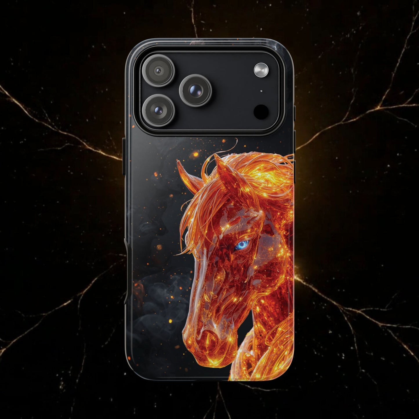 Lunar Horse 2026 Phone Case — Fiery Lucky Charm