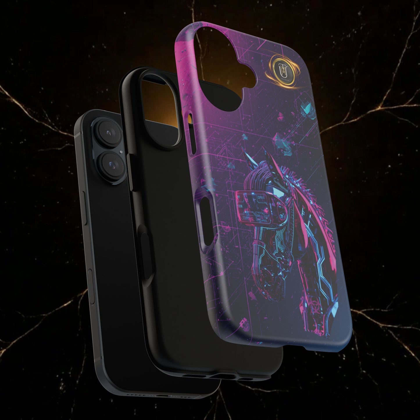 Cyber Lunar Horse Tough Case — Quantum P Phone Cover