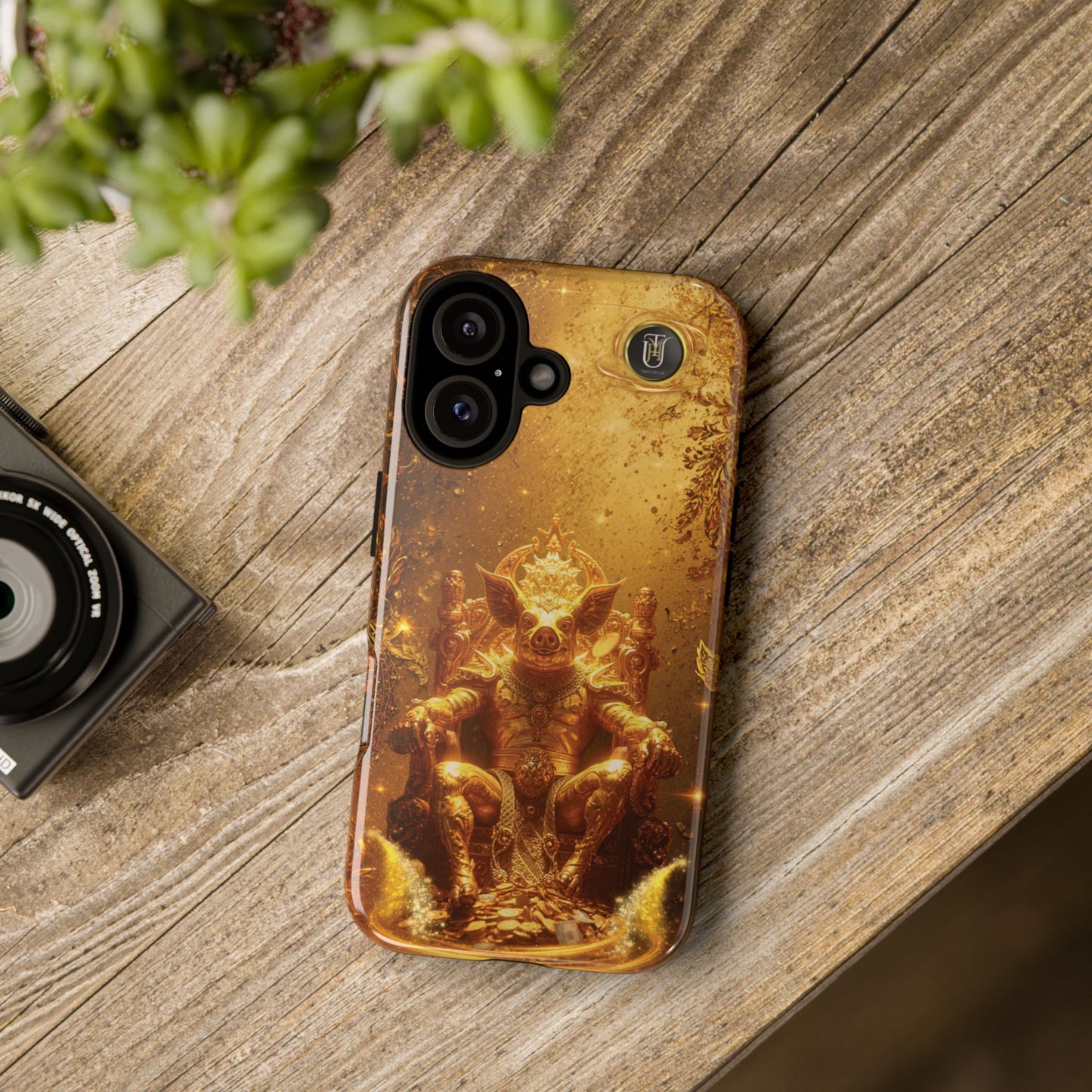 Lunar Pig Zodiac Phone Case — Fortune Totem for Wealth & Protection