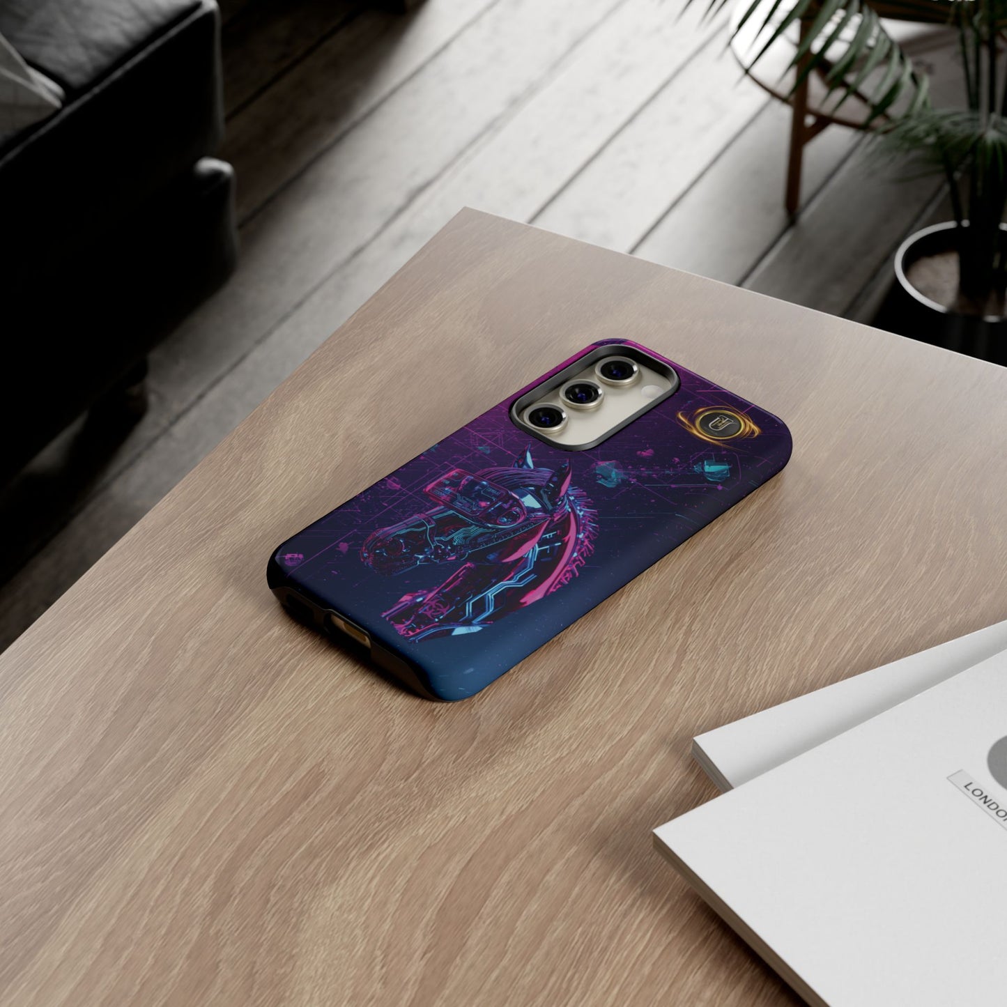 Cyber Lunar Horse Tough Case — Quantum P Phone Cover
