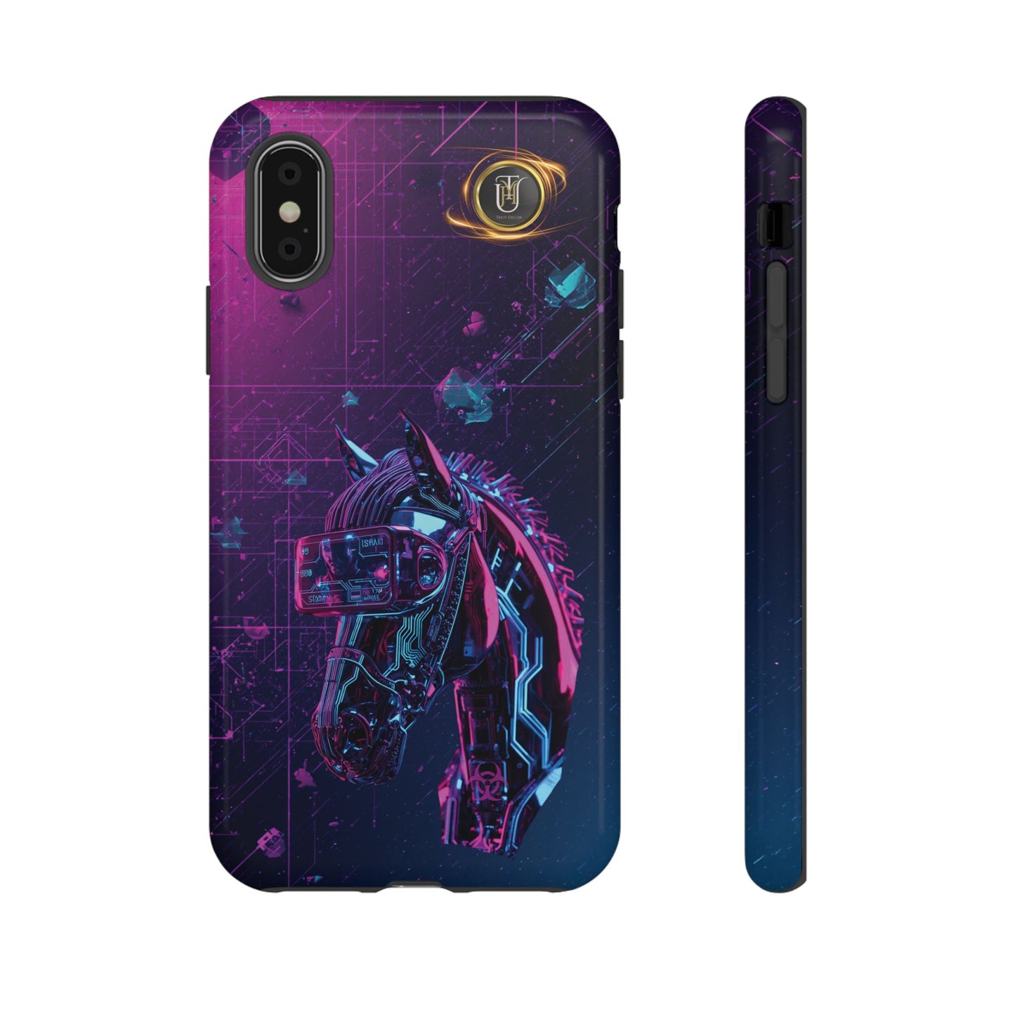 Cyber Lunar Horse Tough Case — Quantum P Phone Cover