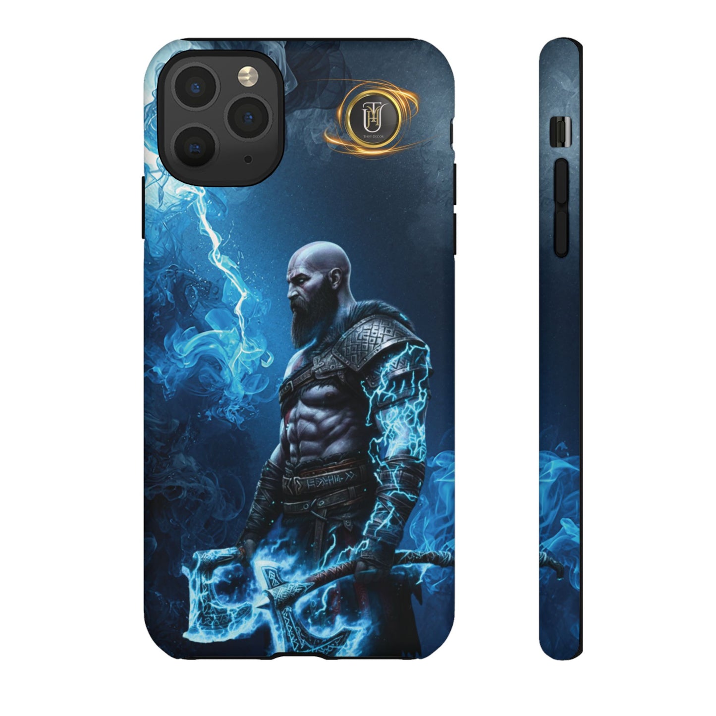 Norse Warrior Phone Case — Viking Shield & Helmet Tough Cover