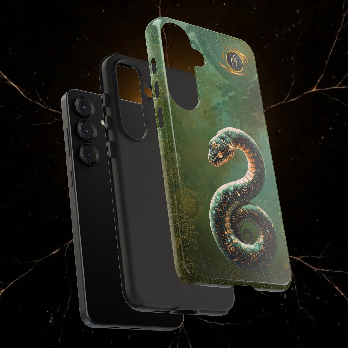 Lunar Snake Phone Case — Eternity Serpent Design