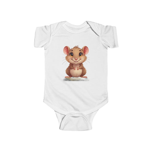 Catch Me Cute Baby Rat Infant Bodysuit