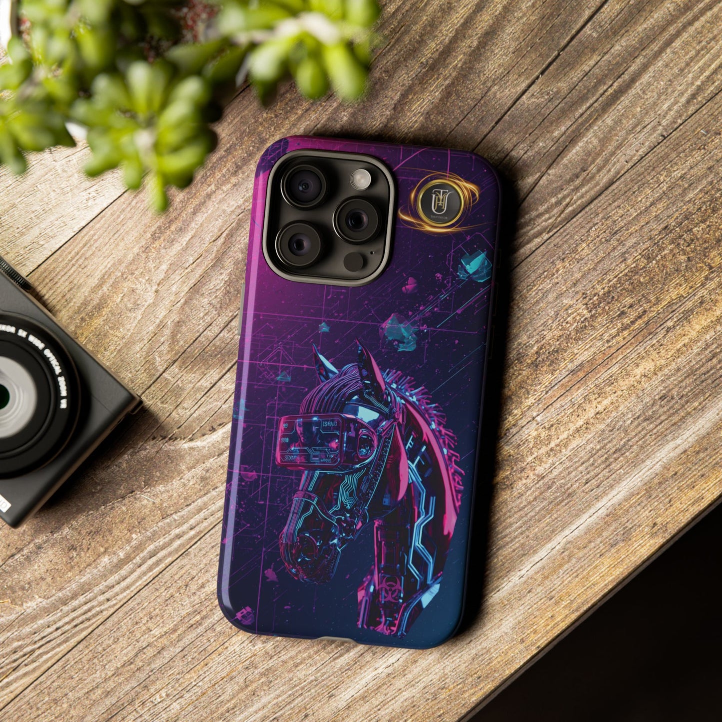 Cyber Lunar Horse Tough Case — Quantum P Phone Cover