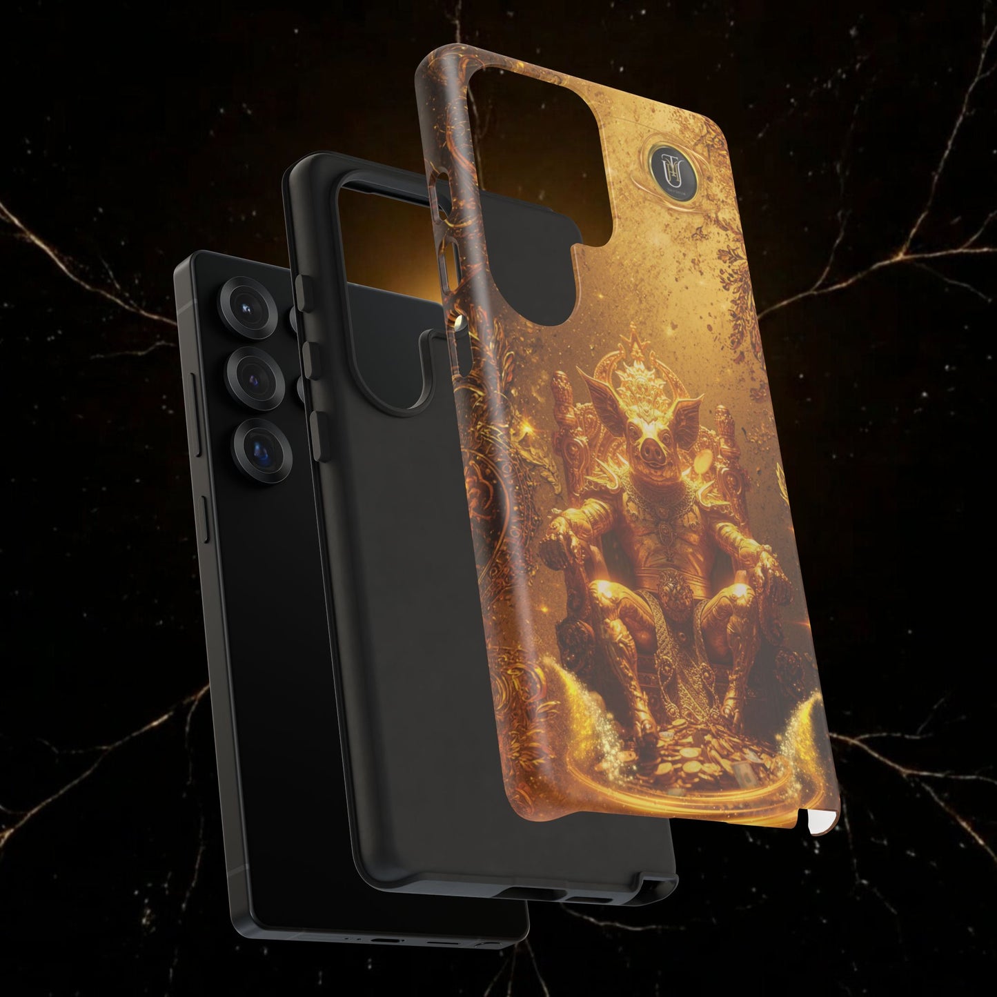 Lunar Pig Zodiac Phone Case — Fortune Totem for Wealth & Protection