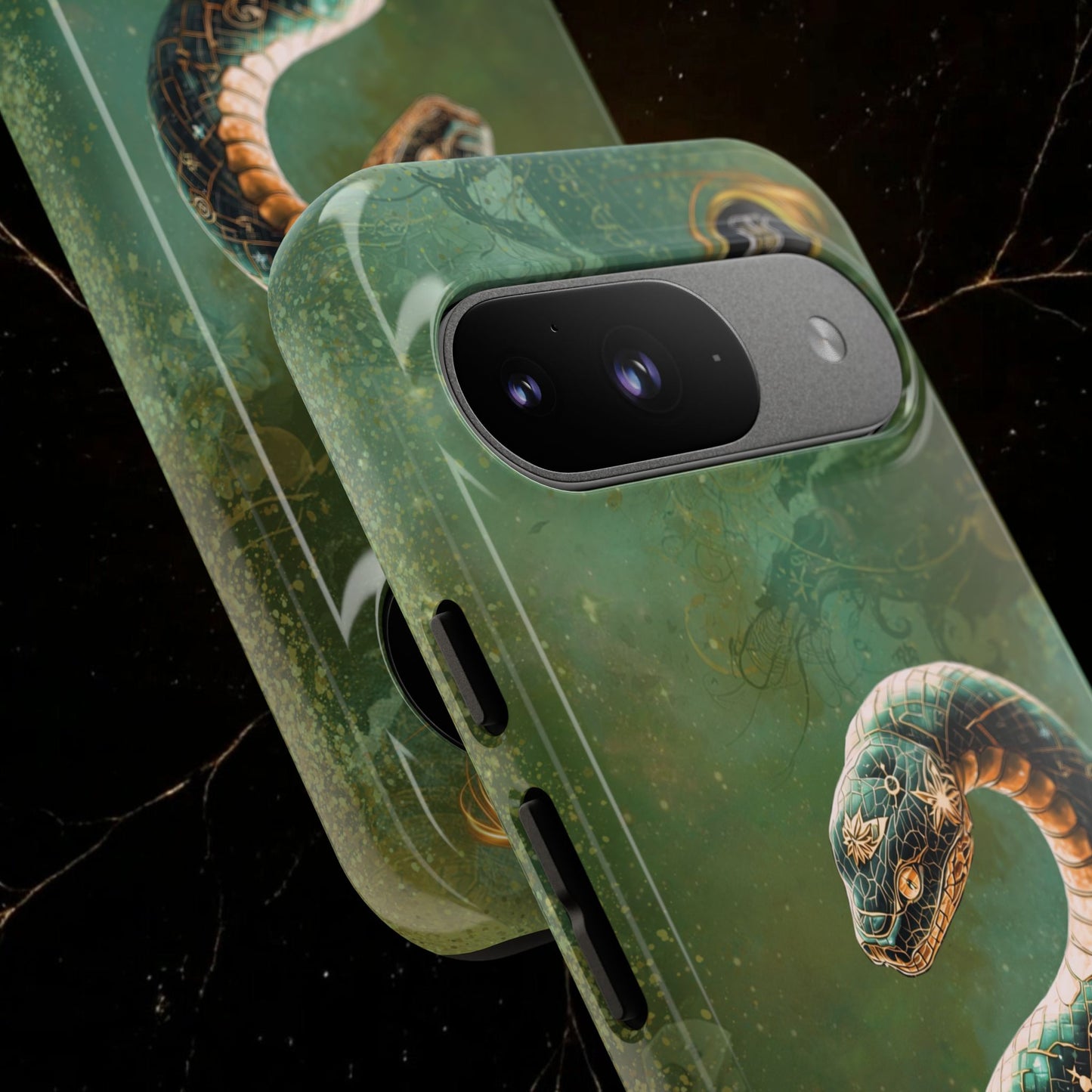 Lunar Snake Phone Case — Eternity Serpent Design