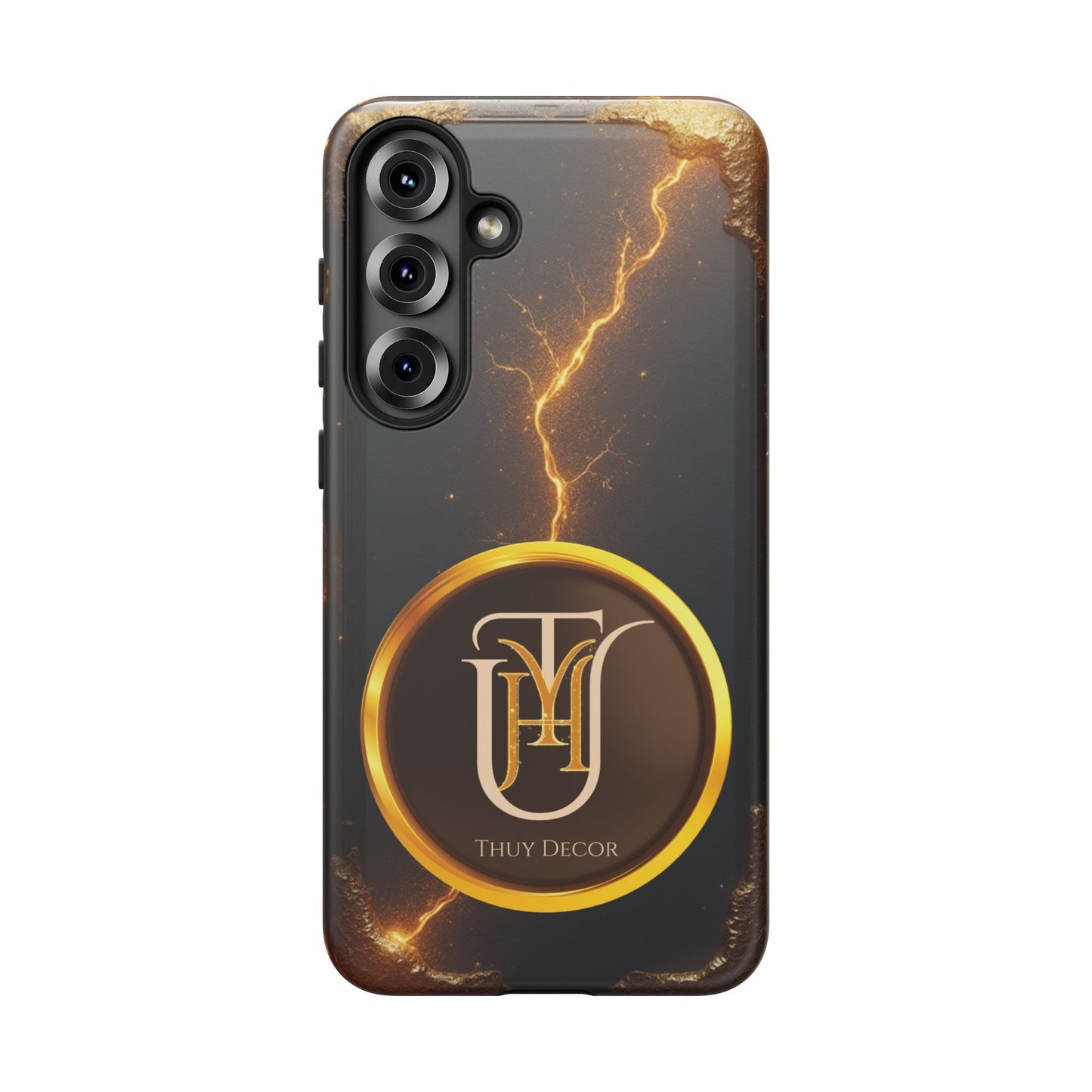 Black & Gold Luxurious Thuy Decor Brand Cover Phone Case