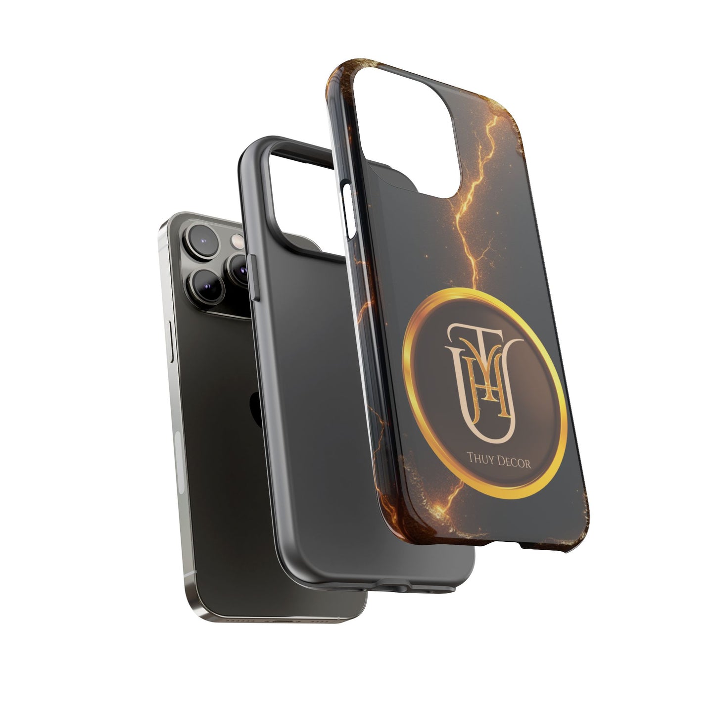 Black & Gold Luxurious Thuy Decor Brand Cover Phone Case