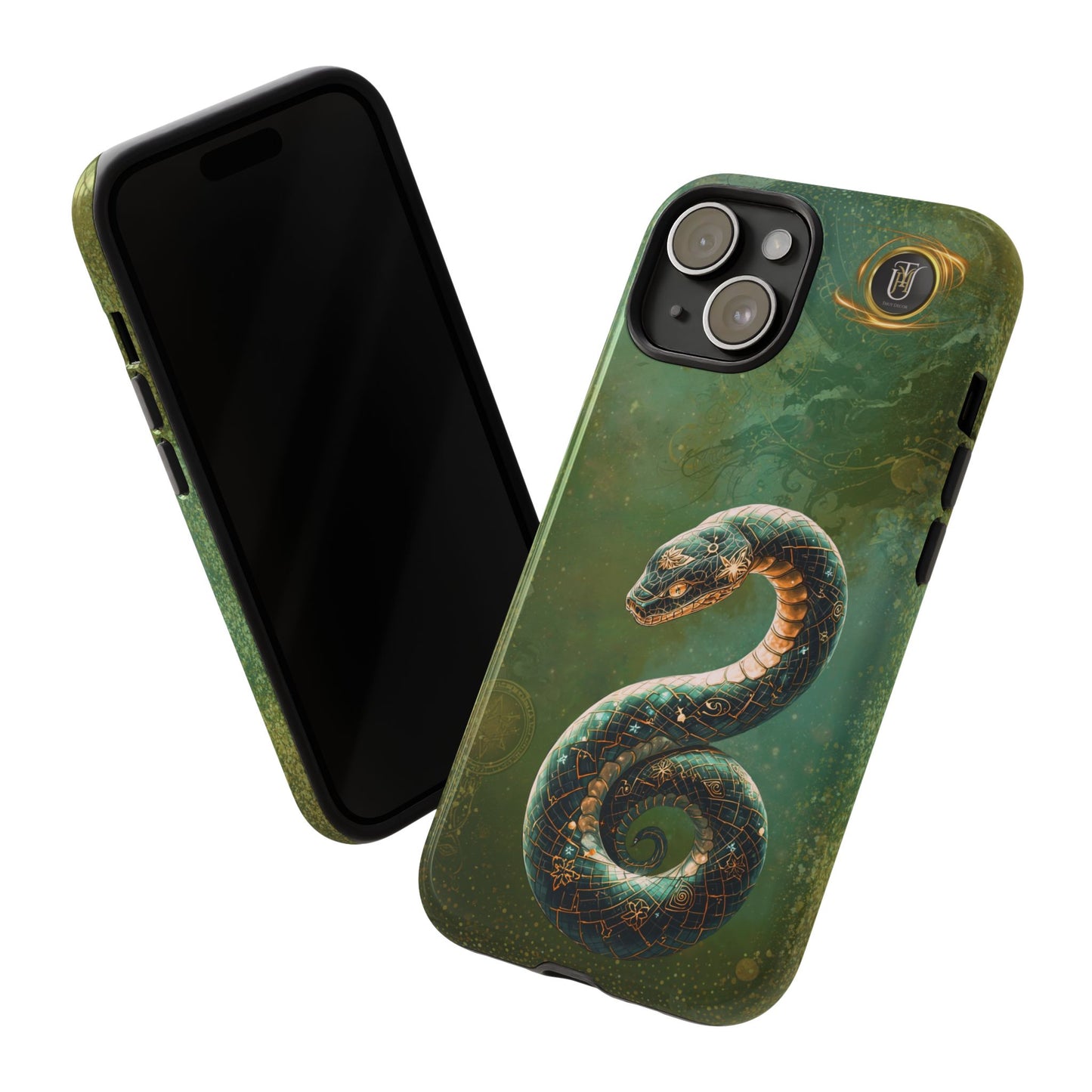 Lunar Snake Phone Case — Eternity Serpent Design