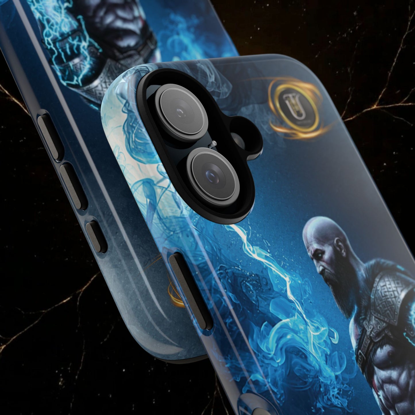 Norse Warrior Phone Case — Viking Shield & Helmet Tough Cover
