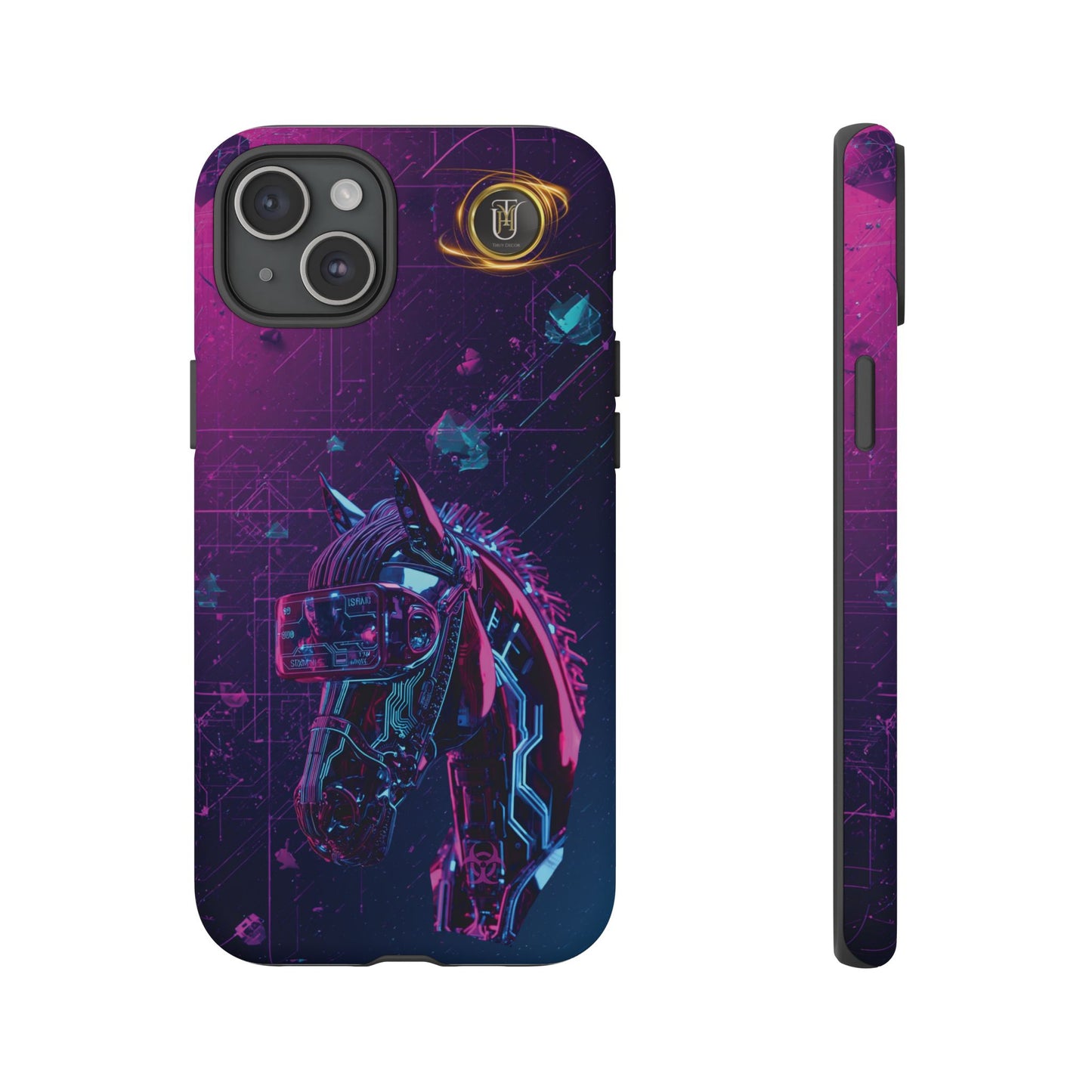 Cyber Lunar Horse Tough Case — Quantum P Phone Cover