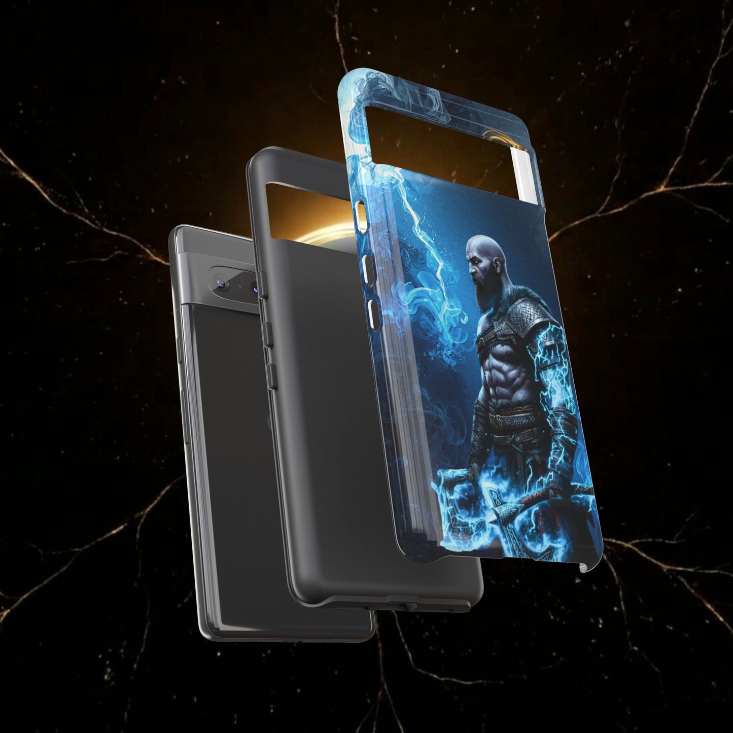 Norse Warrior Phone Case — Viking Shield & Helmet Tough Cover