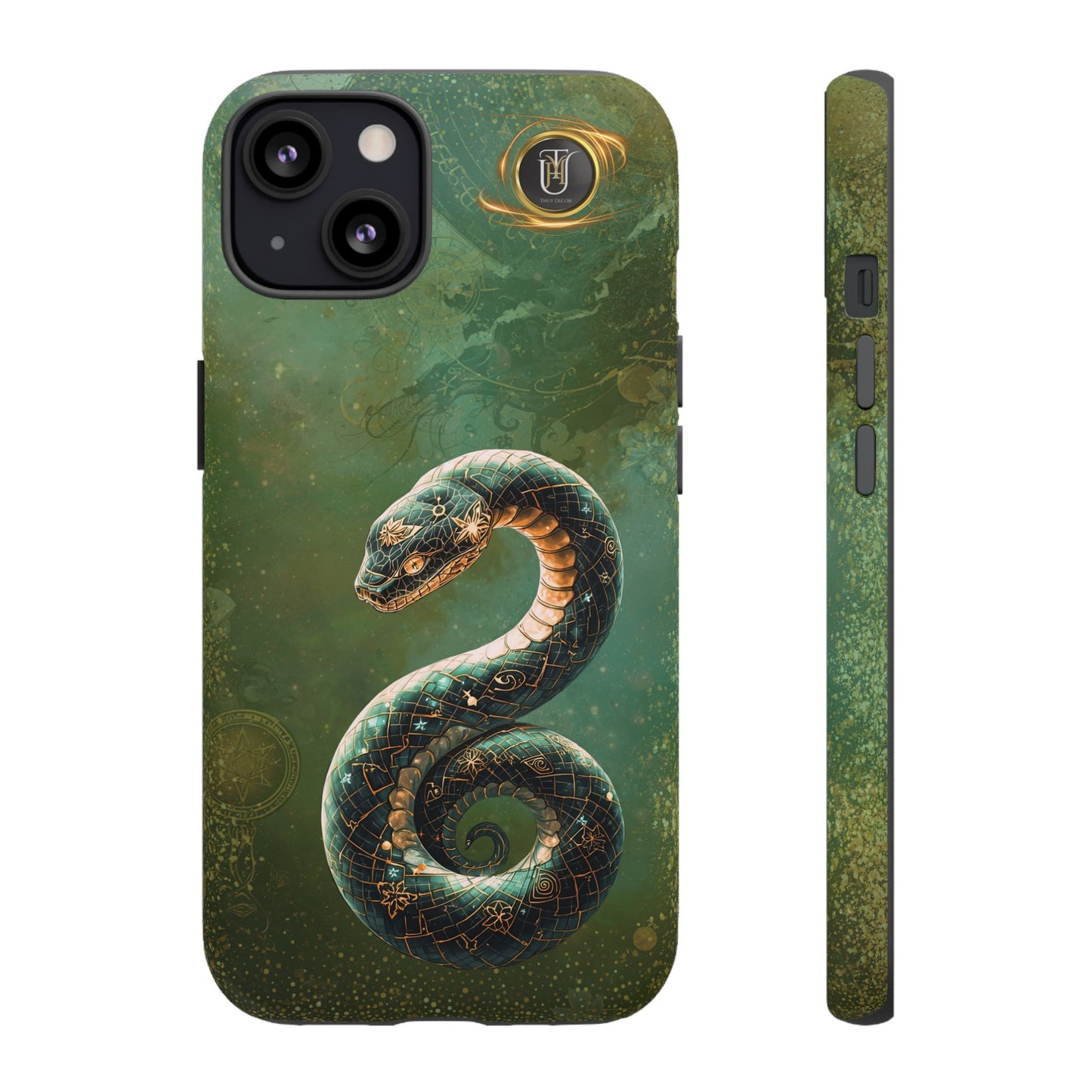 Lunar Snake Phone Case — Eternity Serpent Design