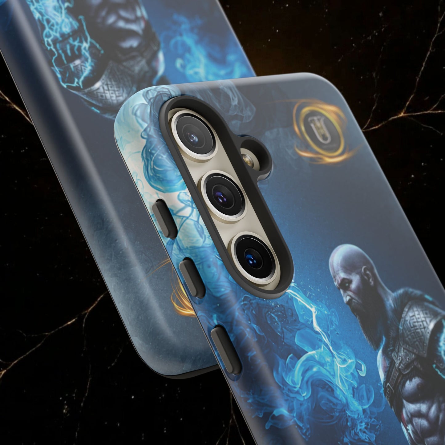 Norse Warrior Phone Case — Viking Shield & Helmet Tough Cover