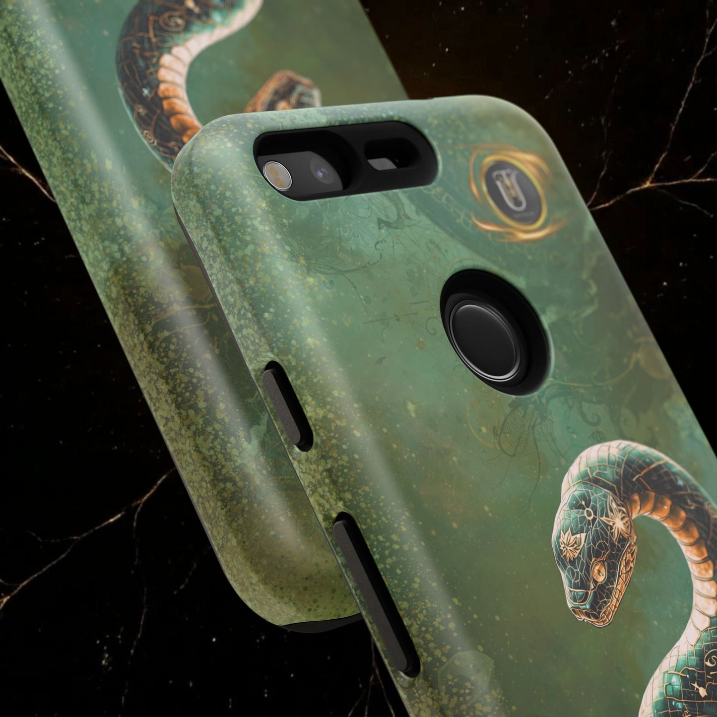 Lunar Snake Phone Case — Eternity Serpent Design