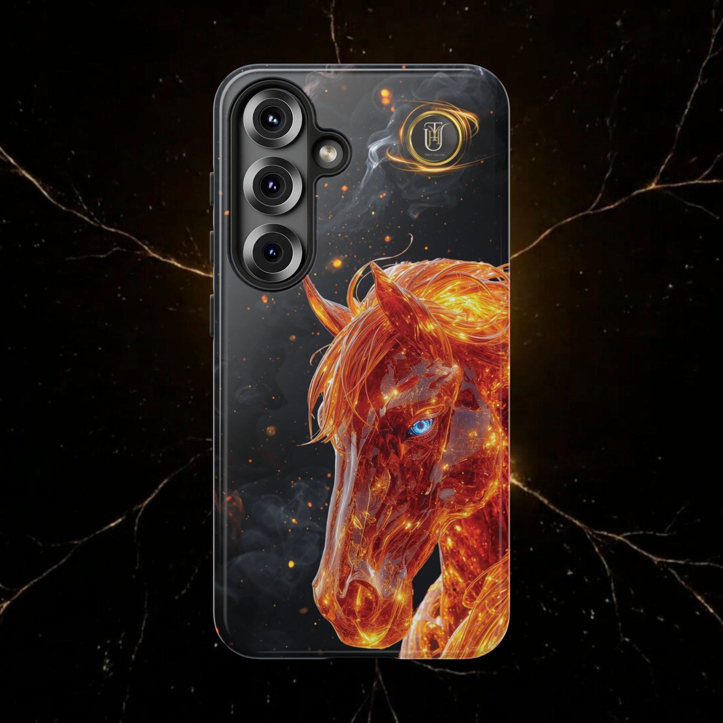 Lunar Horse 2026 Phone Case — Fiery Lucky Charm