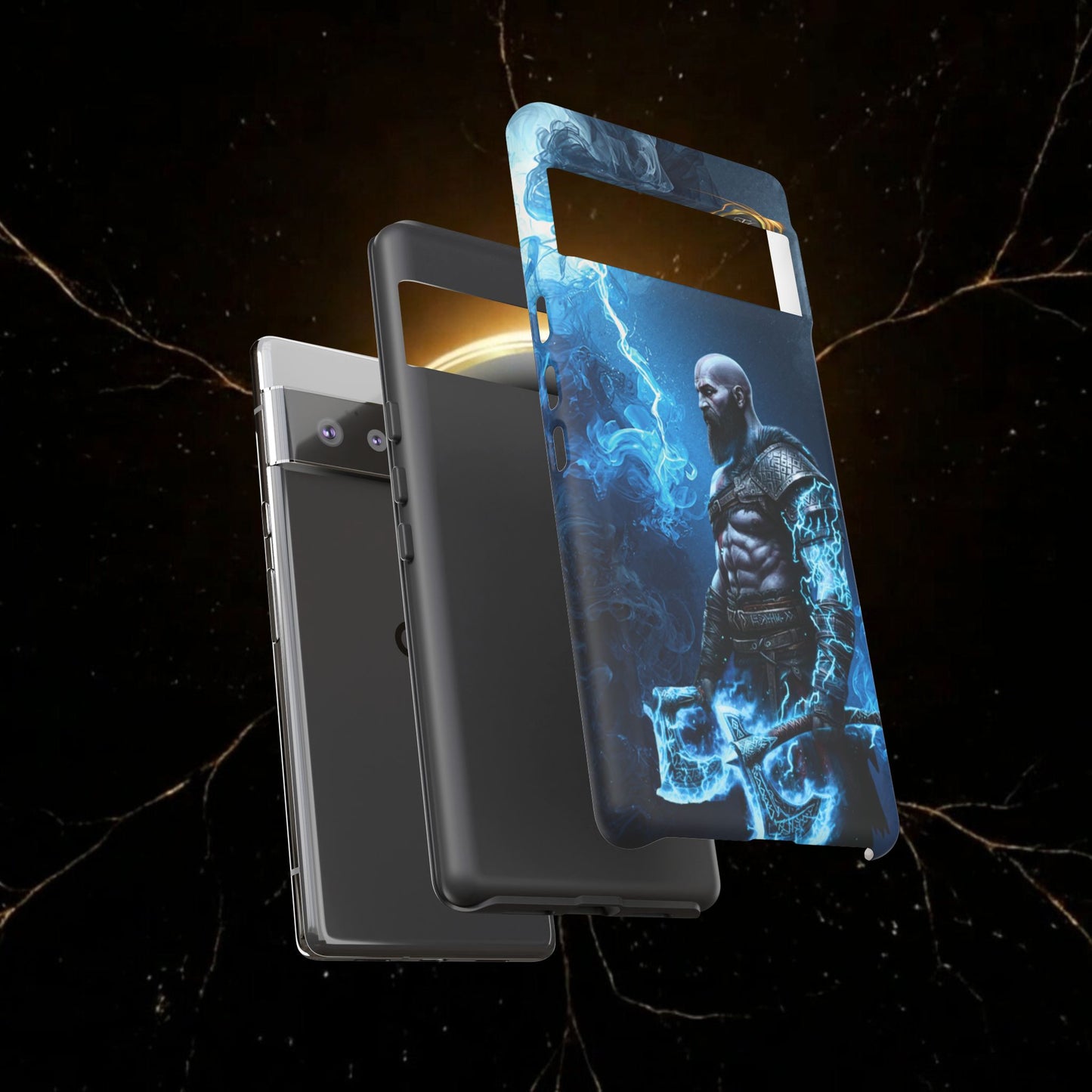 Norse Warrior Phone Case — Viking Shield & Helmet Tough Cover