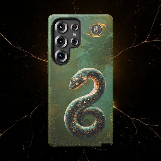 Lunar Snake Phone Case — Eternity Serpent Design