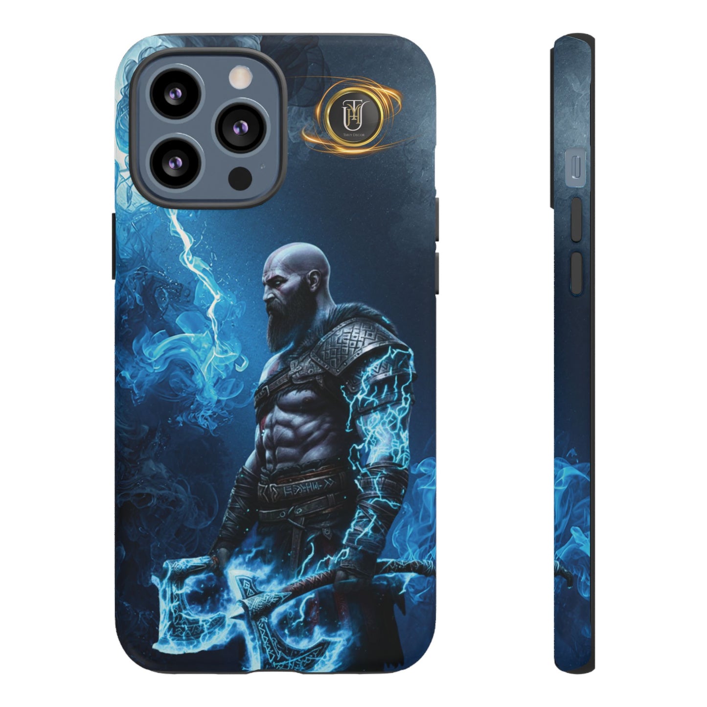 Norse Warrior Phone Case — Viking Shield & Helmet Tough Cover