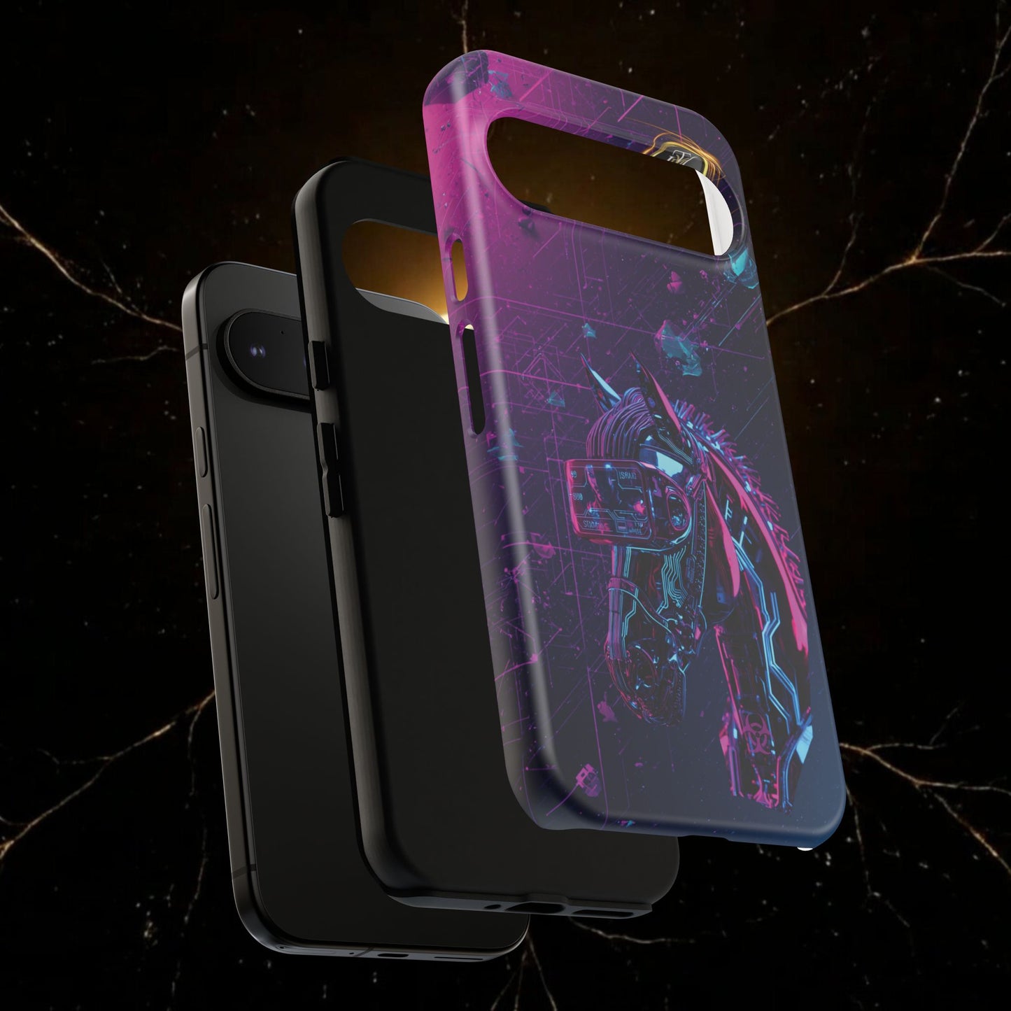 Cyber Lunar Horse Tough Case — Quantum P Phone Cover