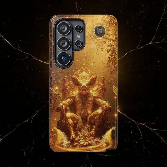 Lunar Pig Zodiac Phone Case — Fortune Totem for Wealth & Protection