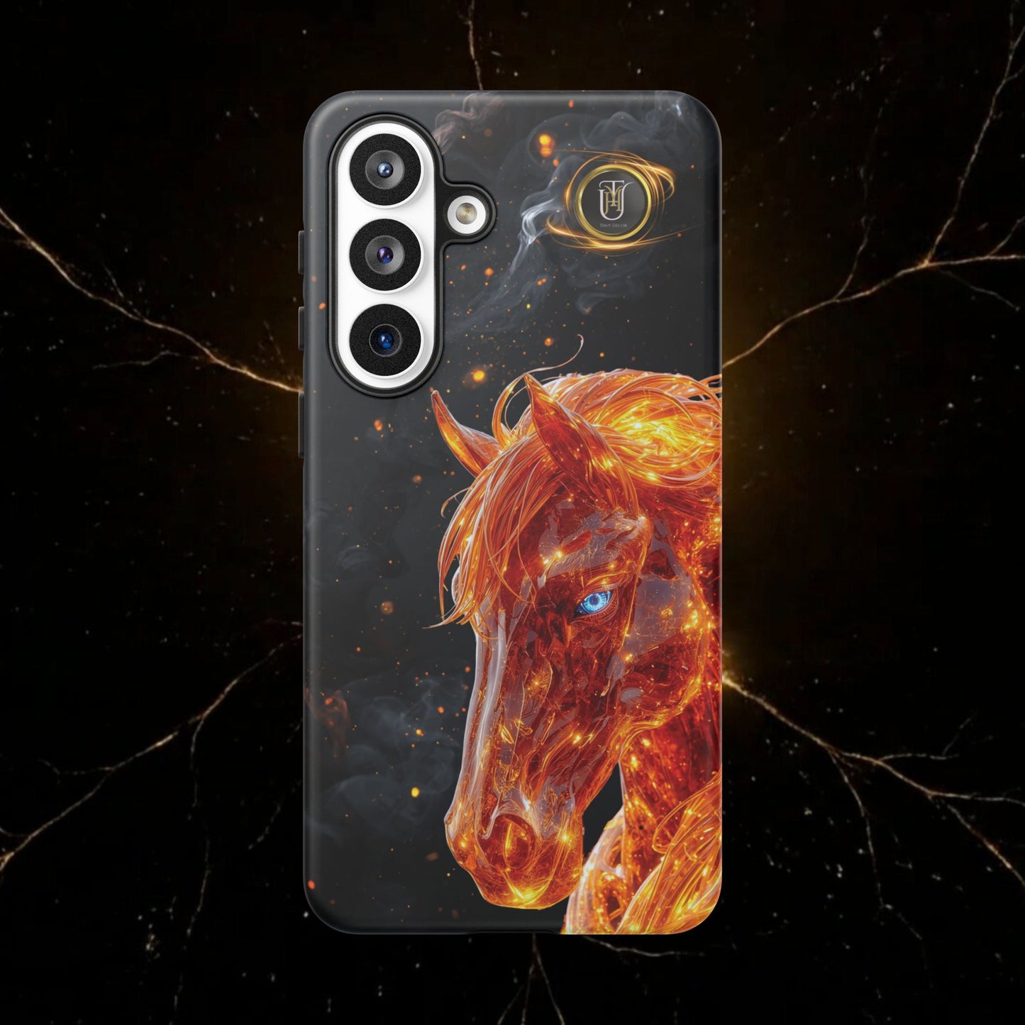 Lunar Horse 2026 Phone Case — Fiery Lucky Charm