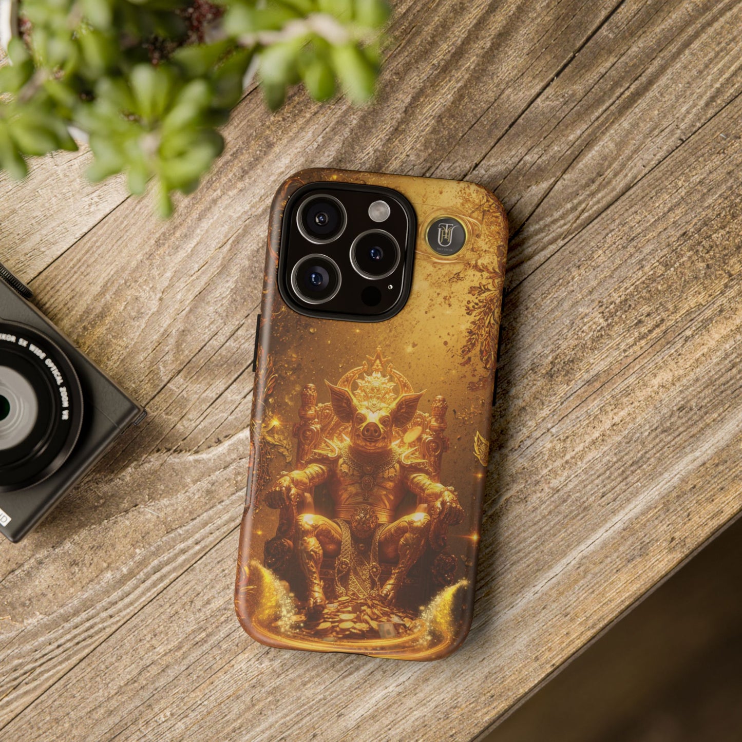 Lunar Pig Zodiac Phone Case — Fortune Totem for Wealth & Protection